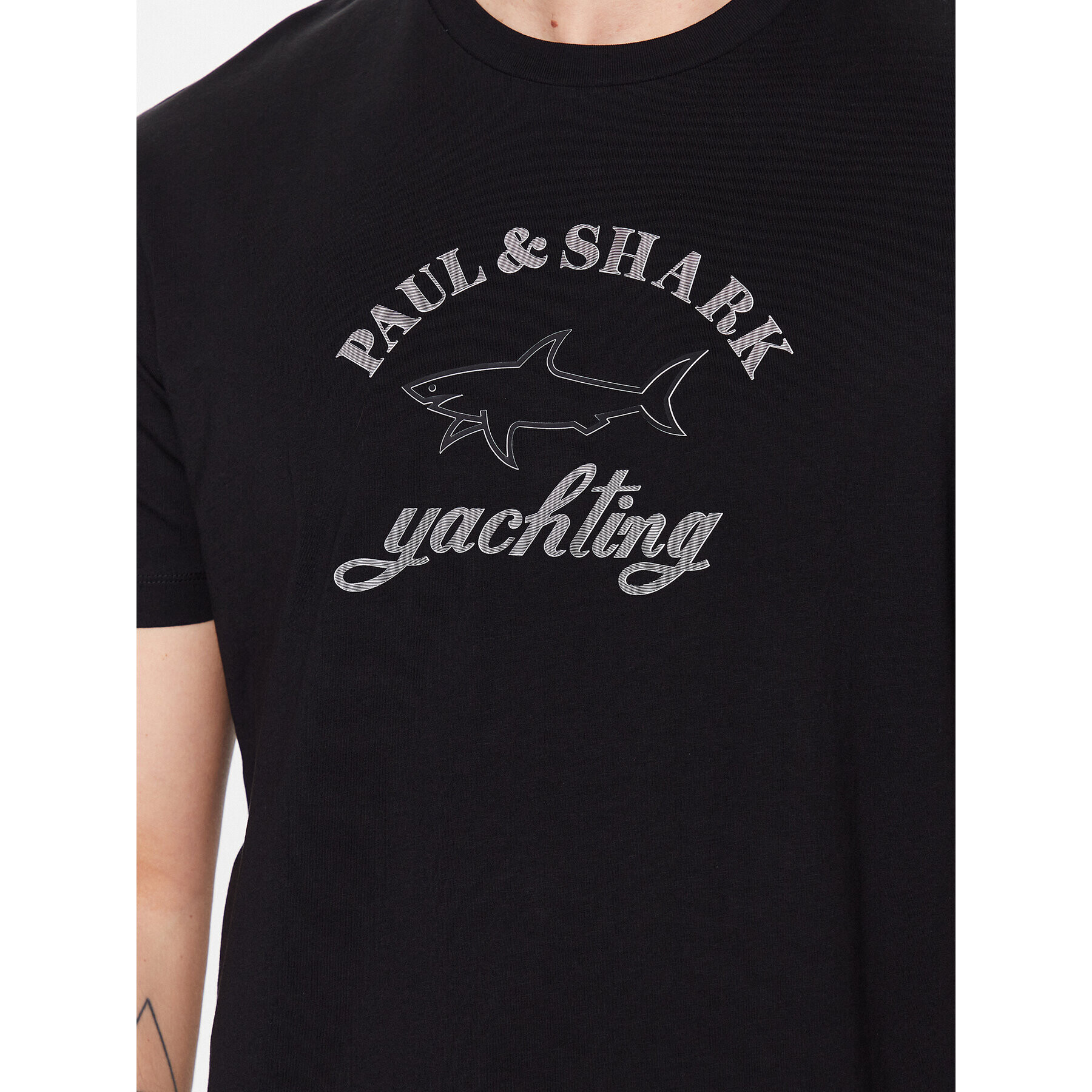 Paul&Shark T-Shirt 23411195 Černá Regular Fit - Pepit.cz