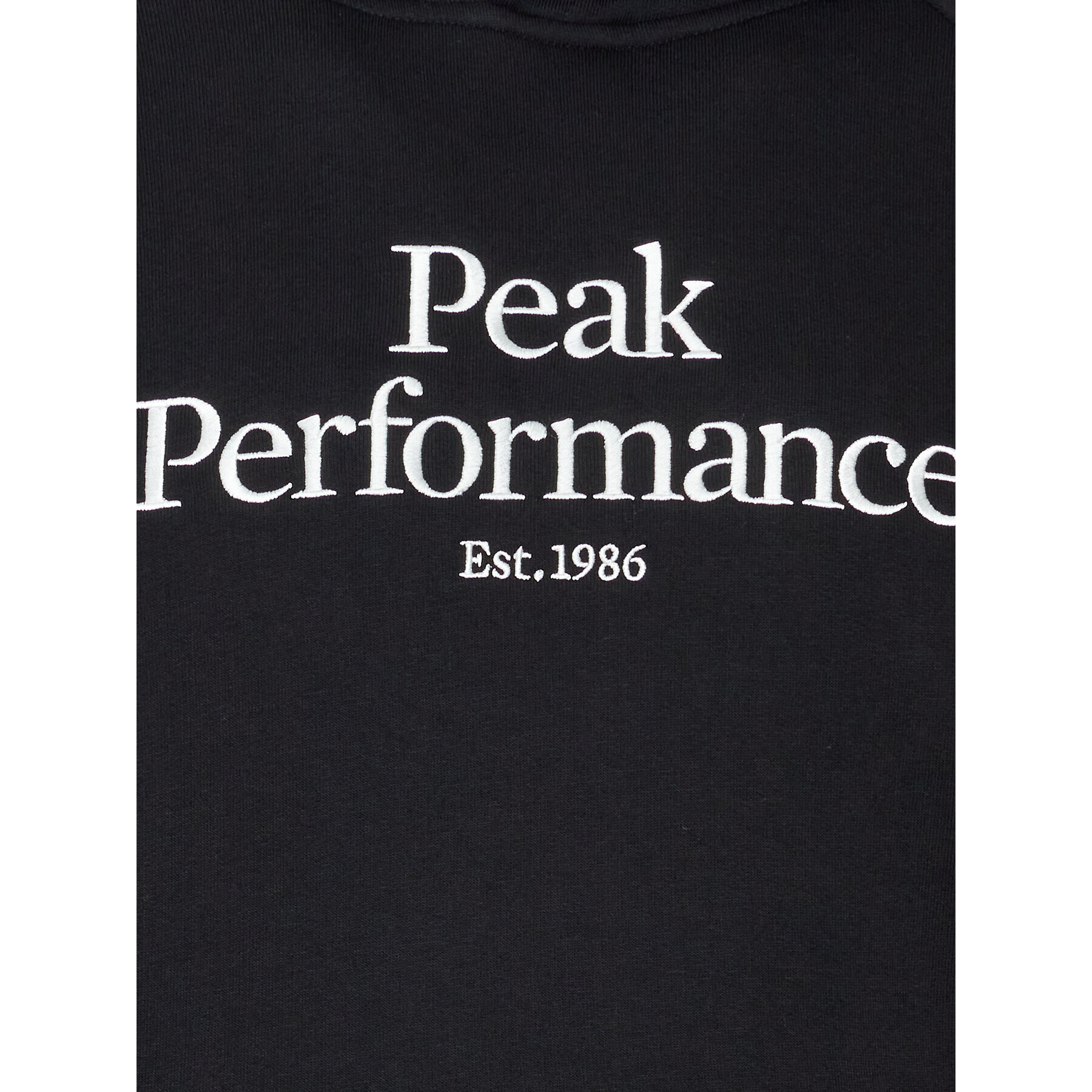 Peak Performance Mikina Original G77756080 Černá Regular Fit - Pepit.cz