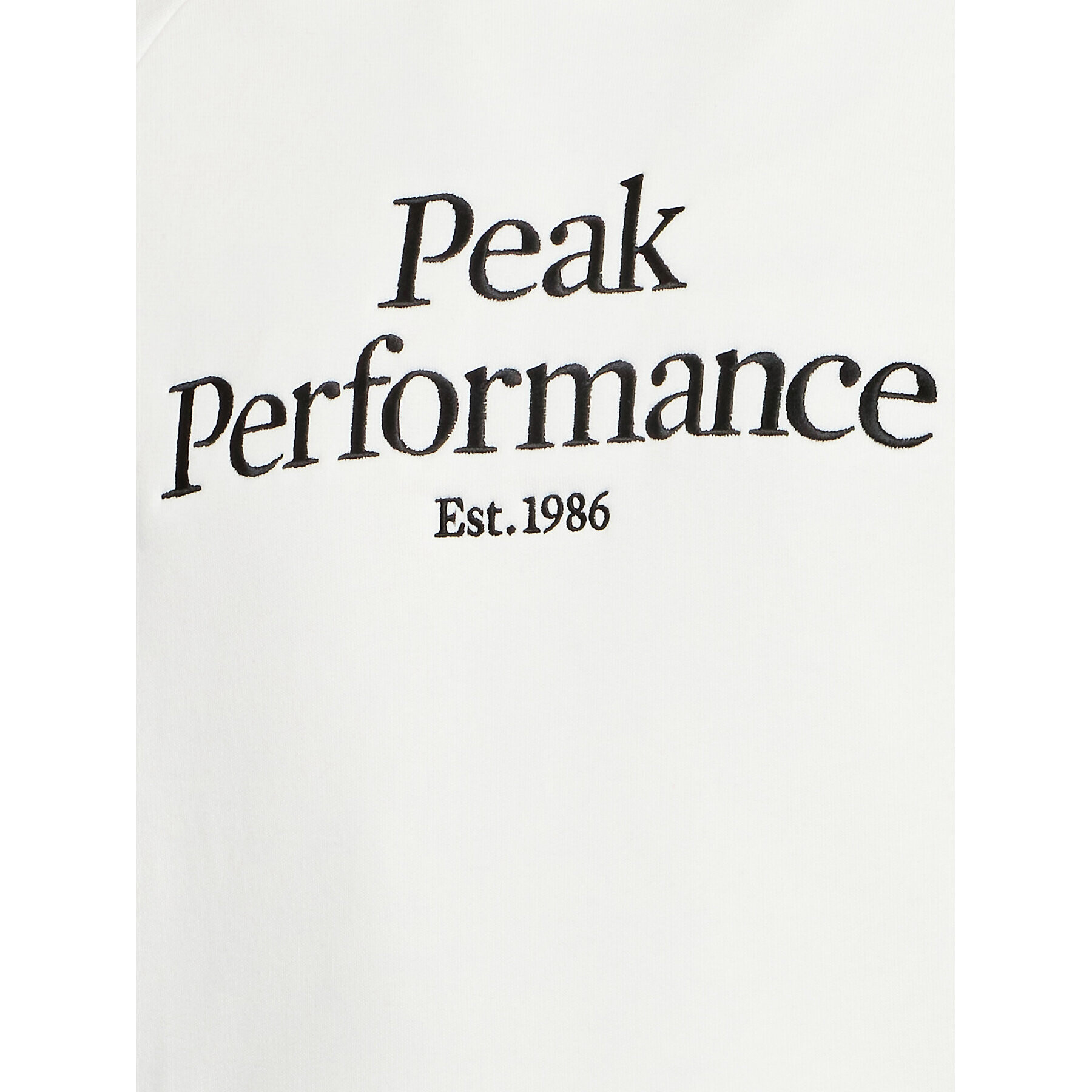 Peak Performance Mikina Original G77756350 Bílá Regular Fit - Pepit.cz