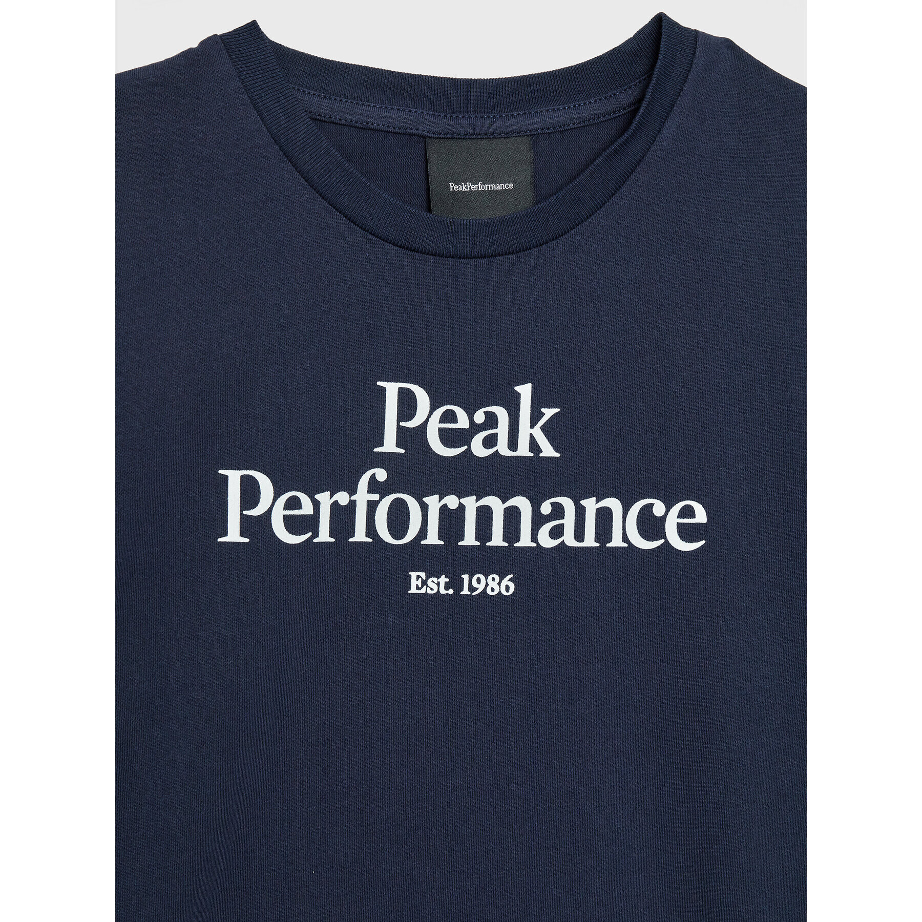 Peak Performance T-Shirt Jr Original G77697300 Tmavomodrá Regular Fit - Pepit.cz