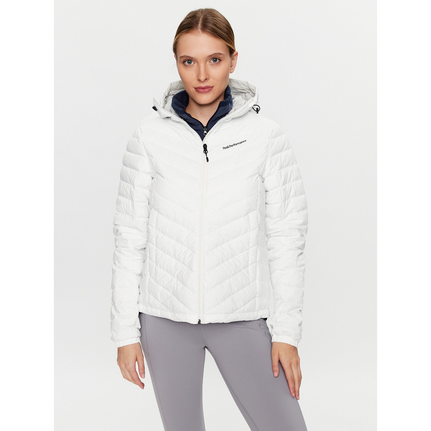 Peak Performance Vatovaná bunda Frost G77893050 Bílá Regular Fit - Pepit.cz