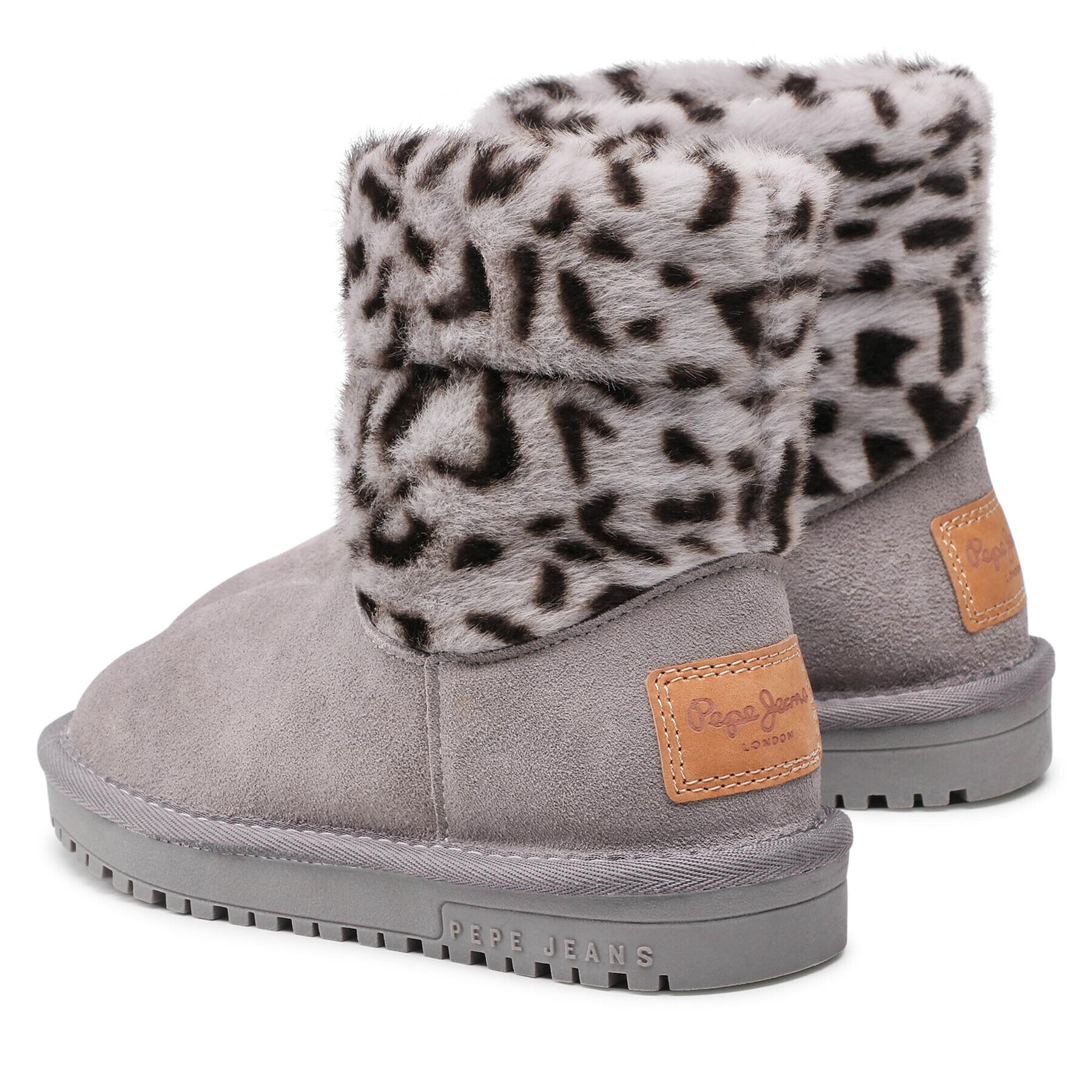 Pepe Jeans Boty Angel Plush PGS50177 Šedá - Pepit.cz