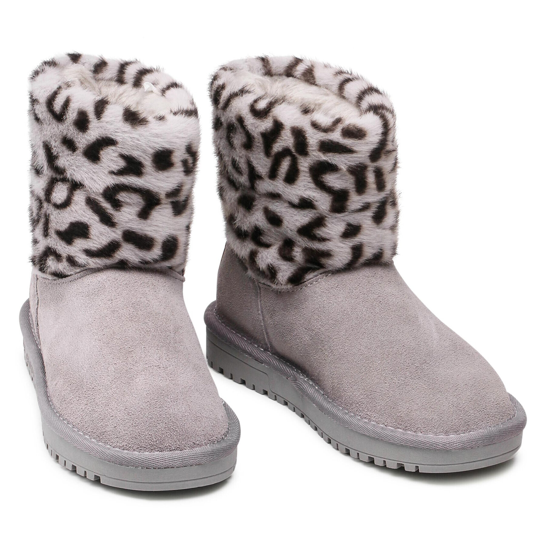 Pepe Jeans Boty Angel Plush PGS50177 Šedá - Pepit.cz