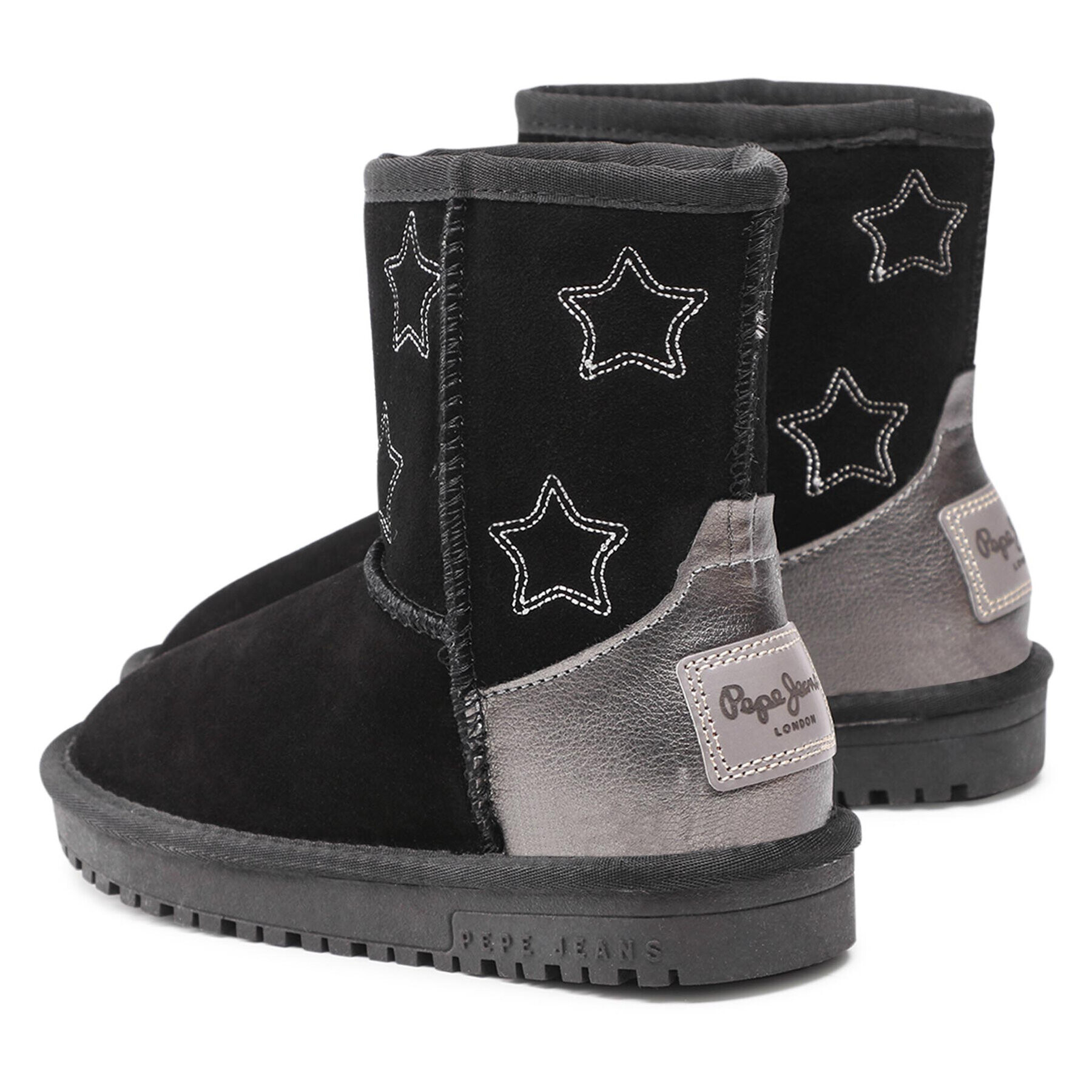 Pepe Jeans Boty Angel Stars PGS50178 Černá - Pepit.cz