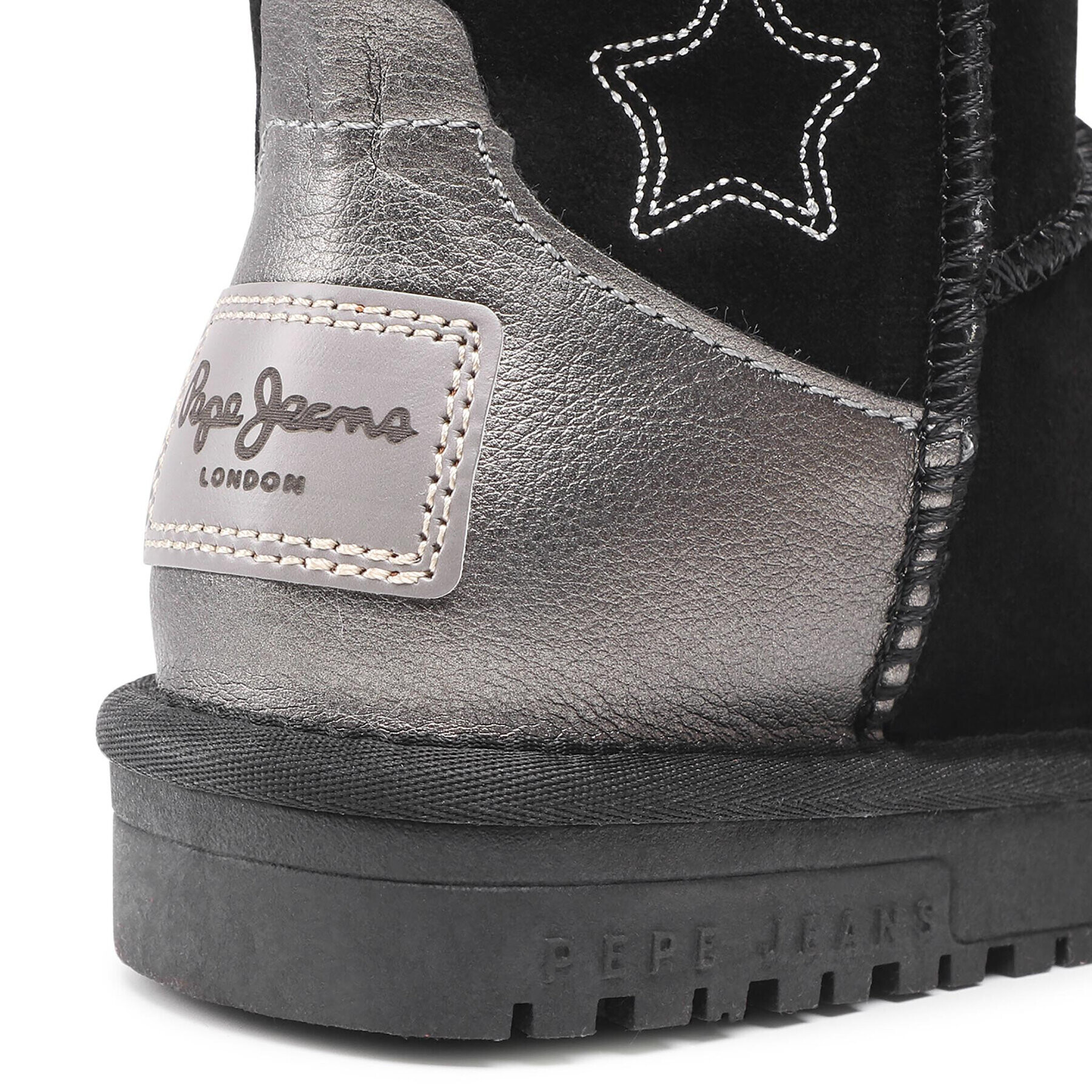 Pepe Jeans Boty Angel Stars PGS50178 Černá - Pepit.cz