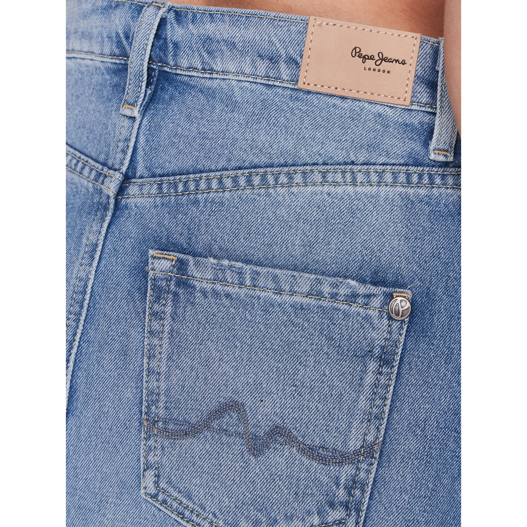 Pepe Jeans Džínová sukně Rachel Skirt PL900979PE9 Modrá Regular Fit - Pepit.cz