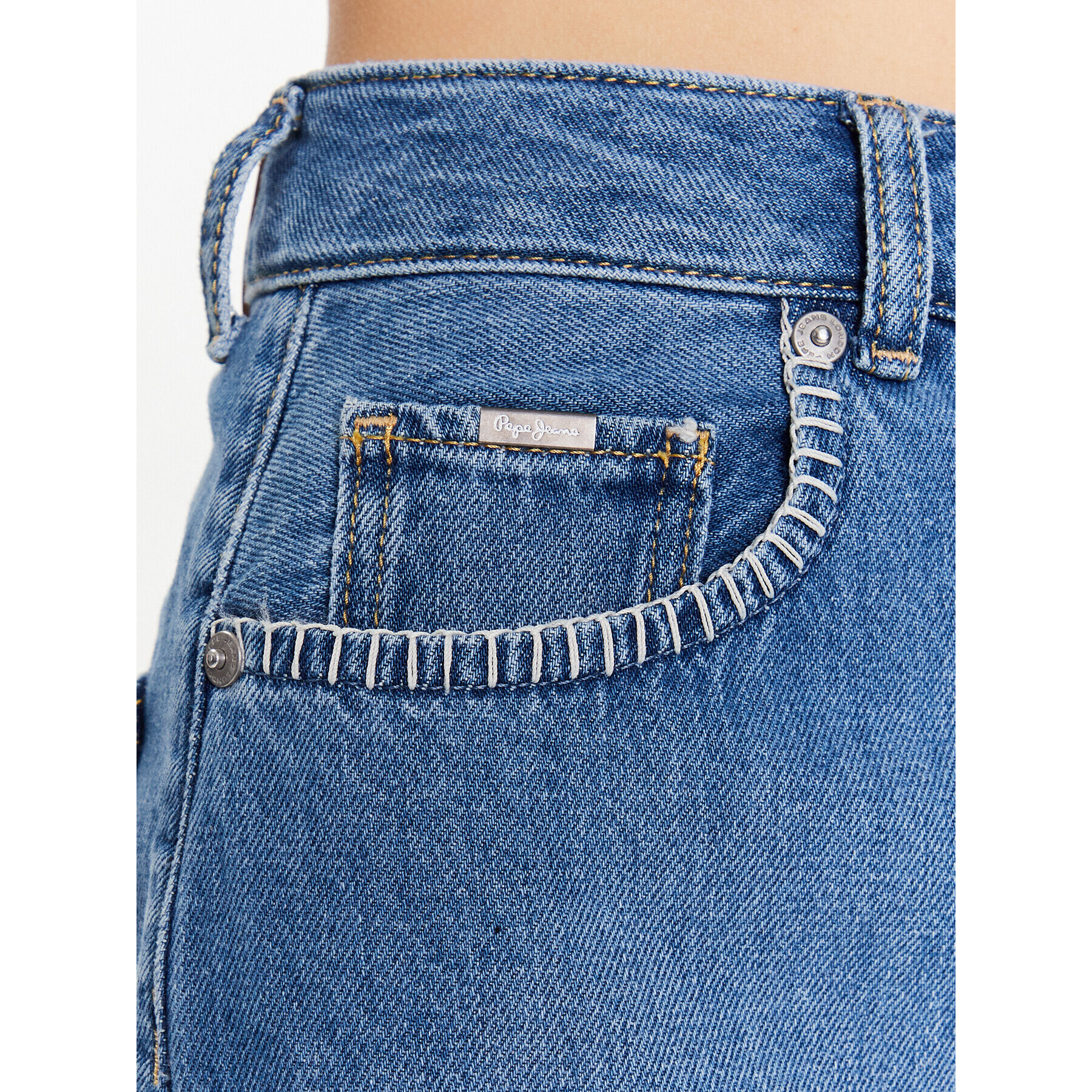 Pepe Jeans Džínová sukně Sofi PL901017 Modrá Regular Fit - Pepit.cz