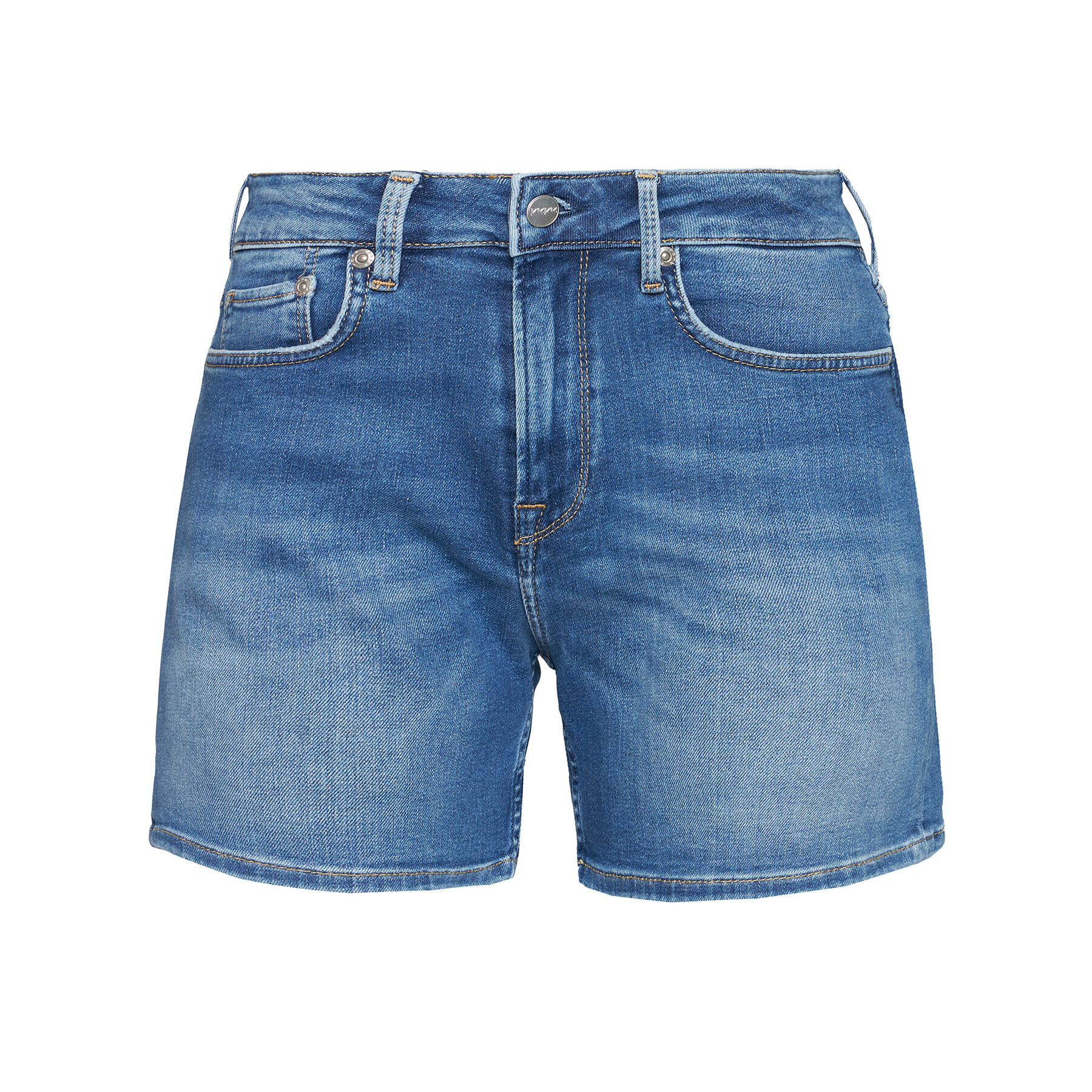 Pepe Jeans Džínové šortky ARCHIVE Mary PL800848 Tmavomodrá Slim Fit - Pepit.cz