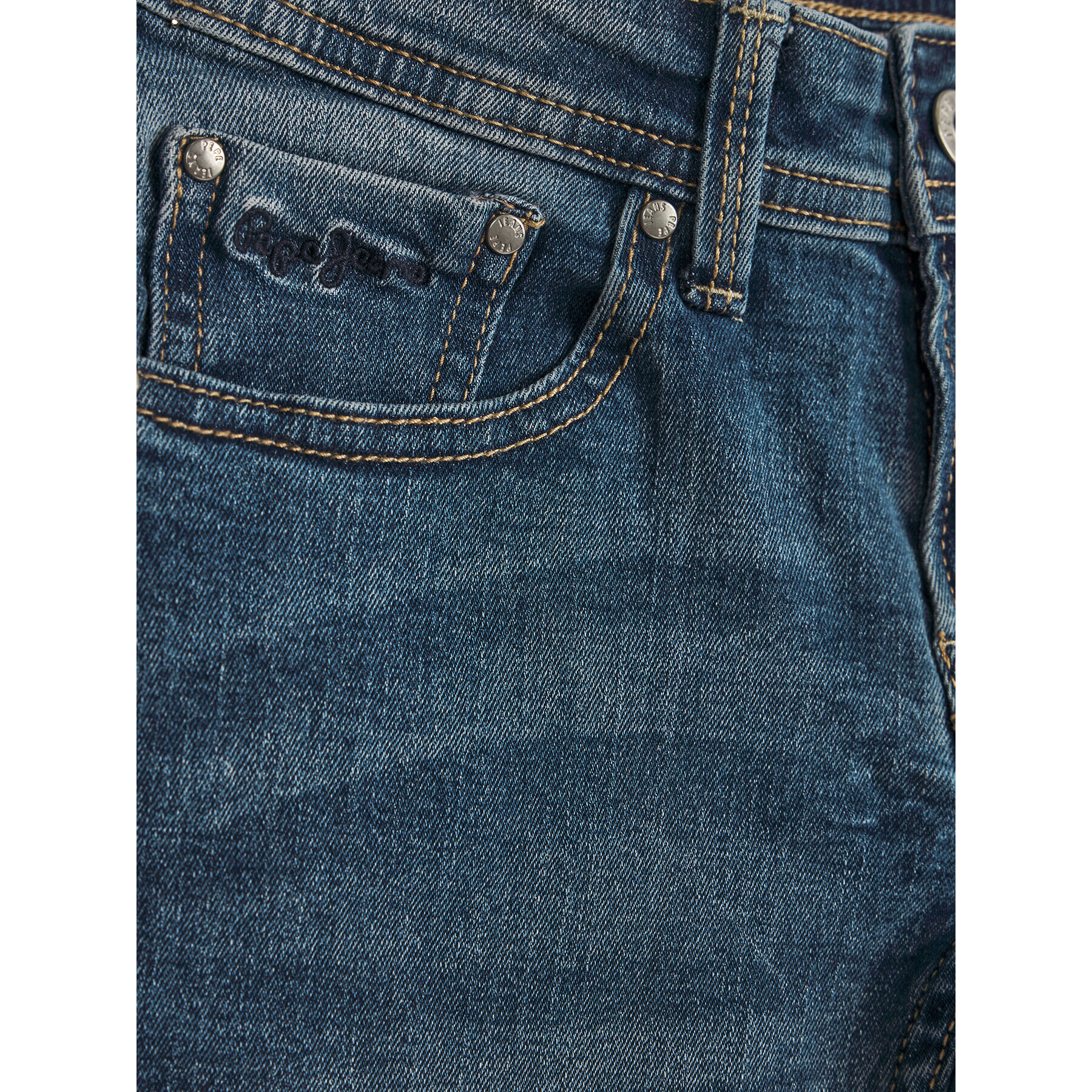 Pepe Jeans Džínové šortky Becket PB800134 Tmavomodrá Slim Fit - Pepit.cz