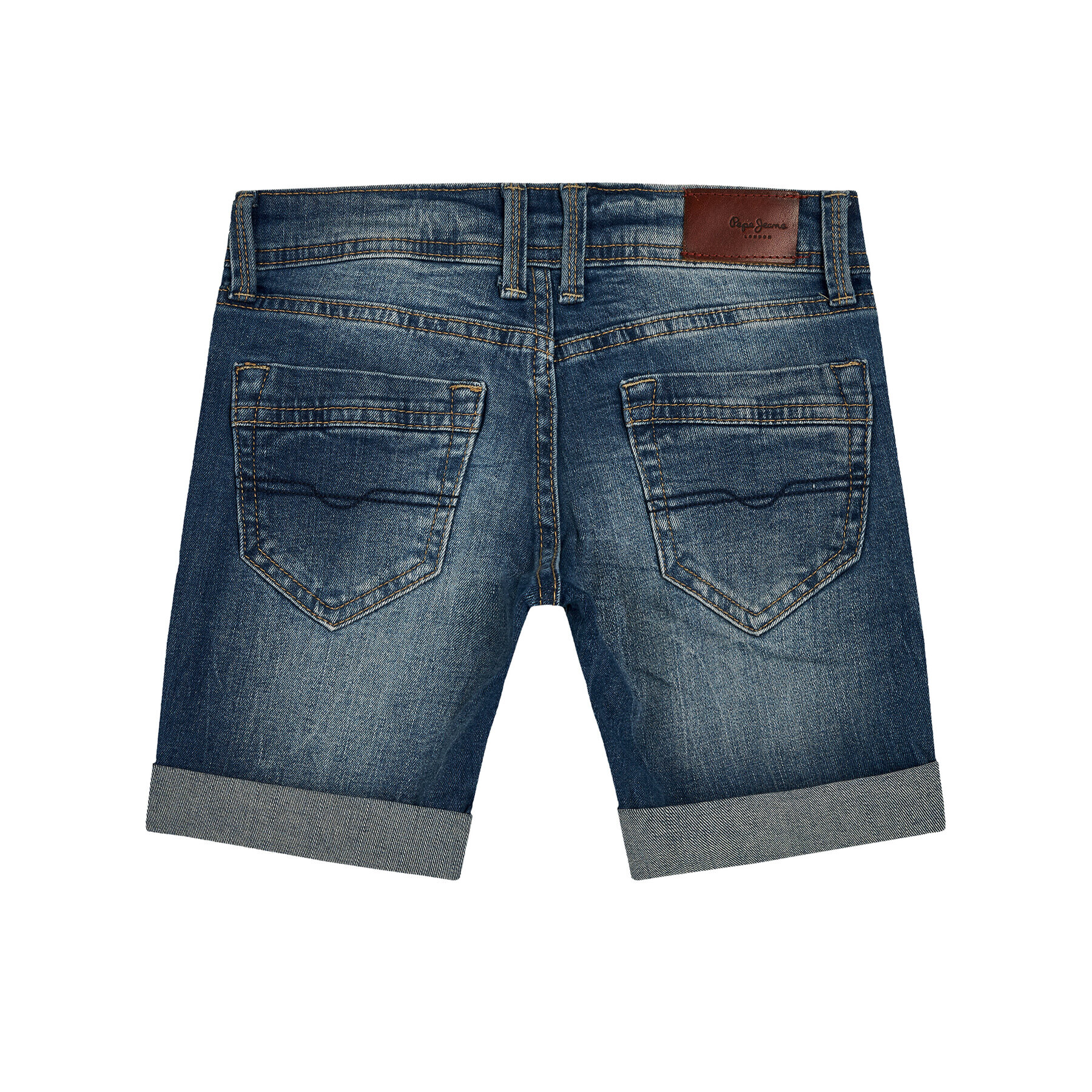 Pepe Jeans Džínové šortky Becket PB800135 Tmavomodrá Slim Fit - Pepit.cz