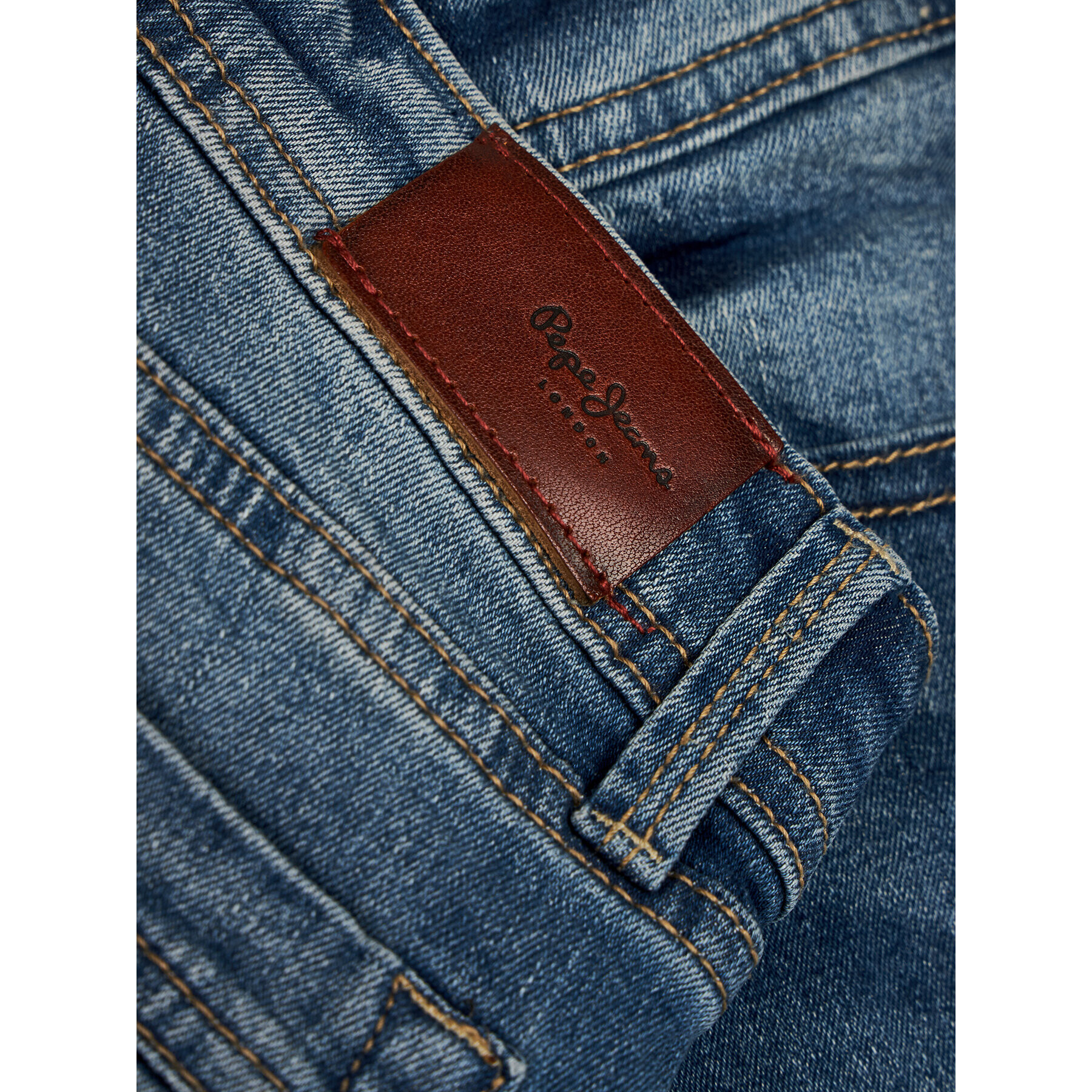 Pepe Jeans Džínové šortky Becket PB800135 Tmavomodrá Slim Fit - Pepit.cz