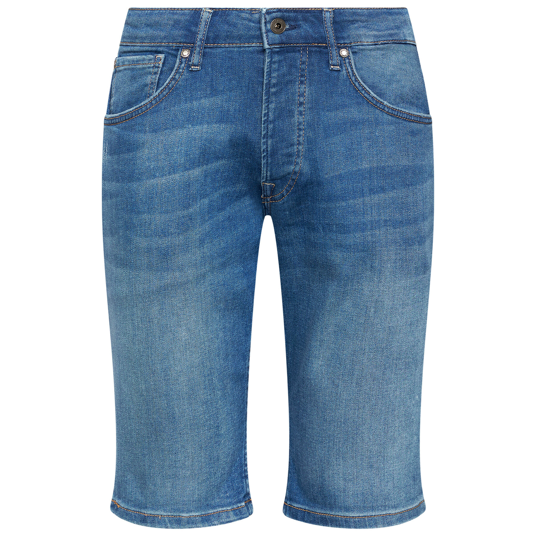 Pepe Jeans Džínové šortky Callen PM800707 Tmavomodrá Relaxed Fit - Pepit.cz