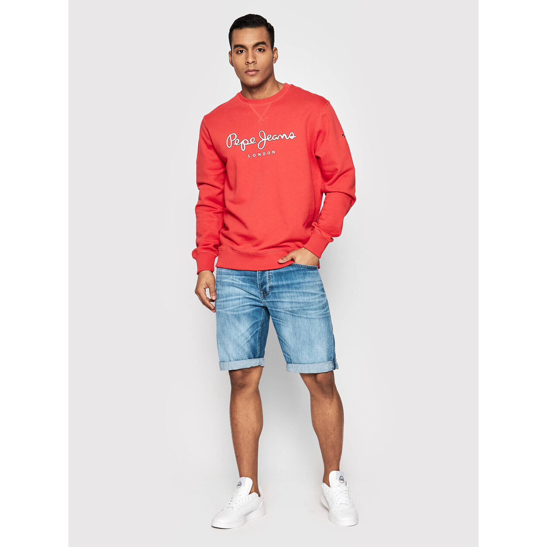 Pepe Jeans Džínové šortky Callen PM800933 Modrá Relaxed Fit - Pepit.cz