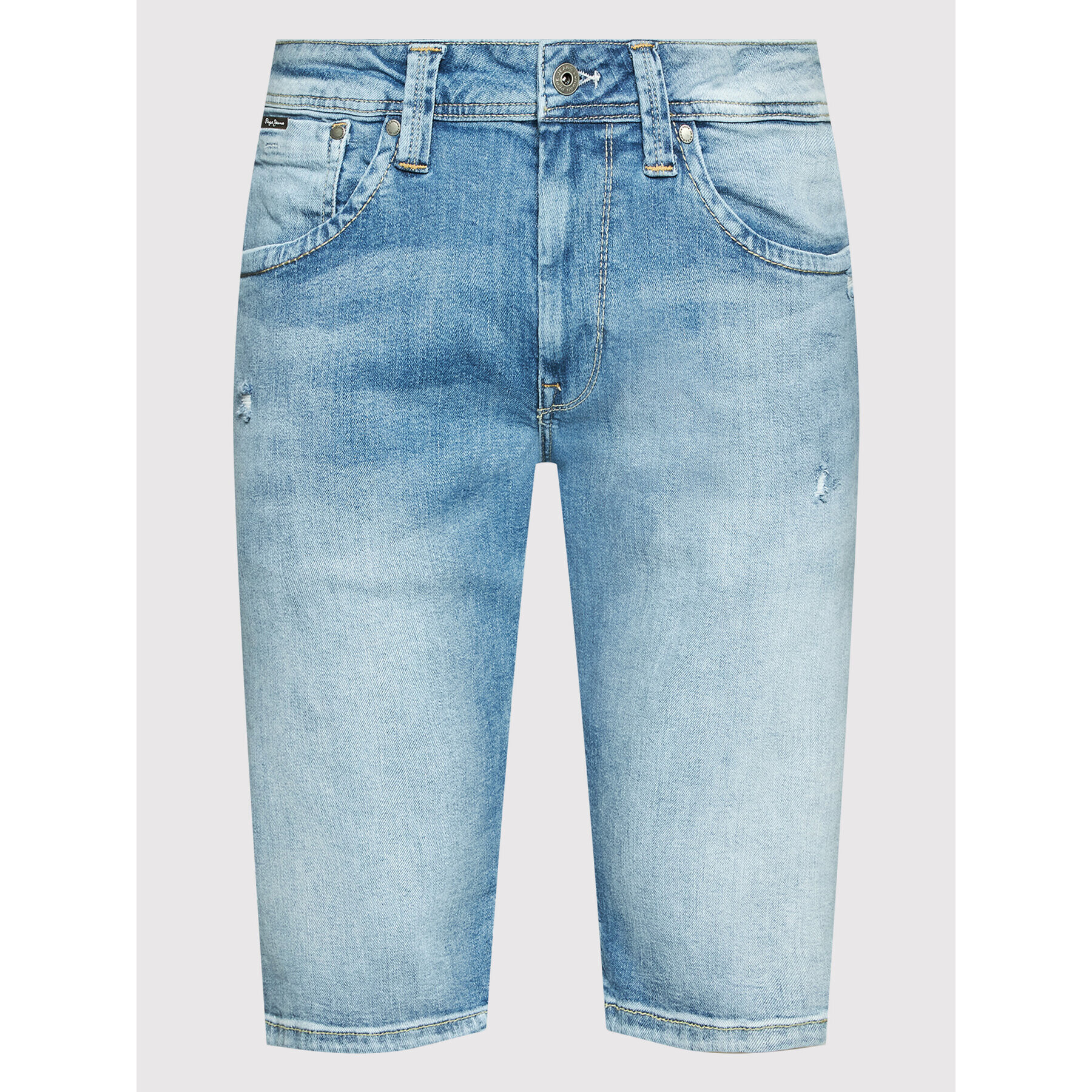 Pepe Jeans Džínové šortky Cash PM800935 Modrá Regular Fit - Pepit.cz