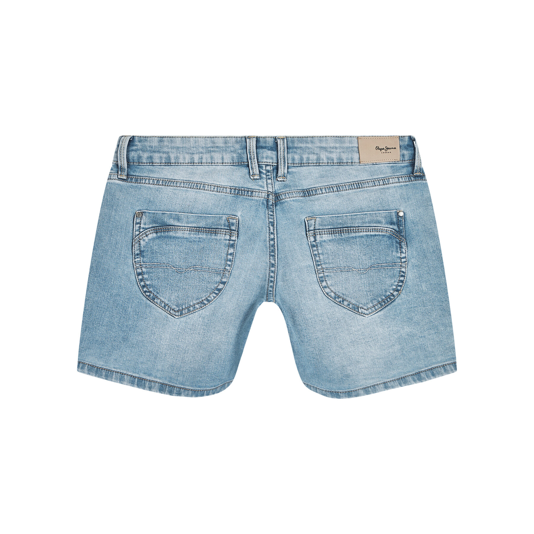 Pepe Jeans Džínové šortky Foxtail PG800175 Modrá Regular Fit - Pepit.cz