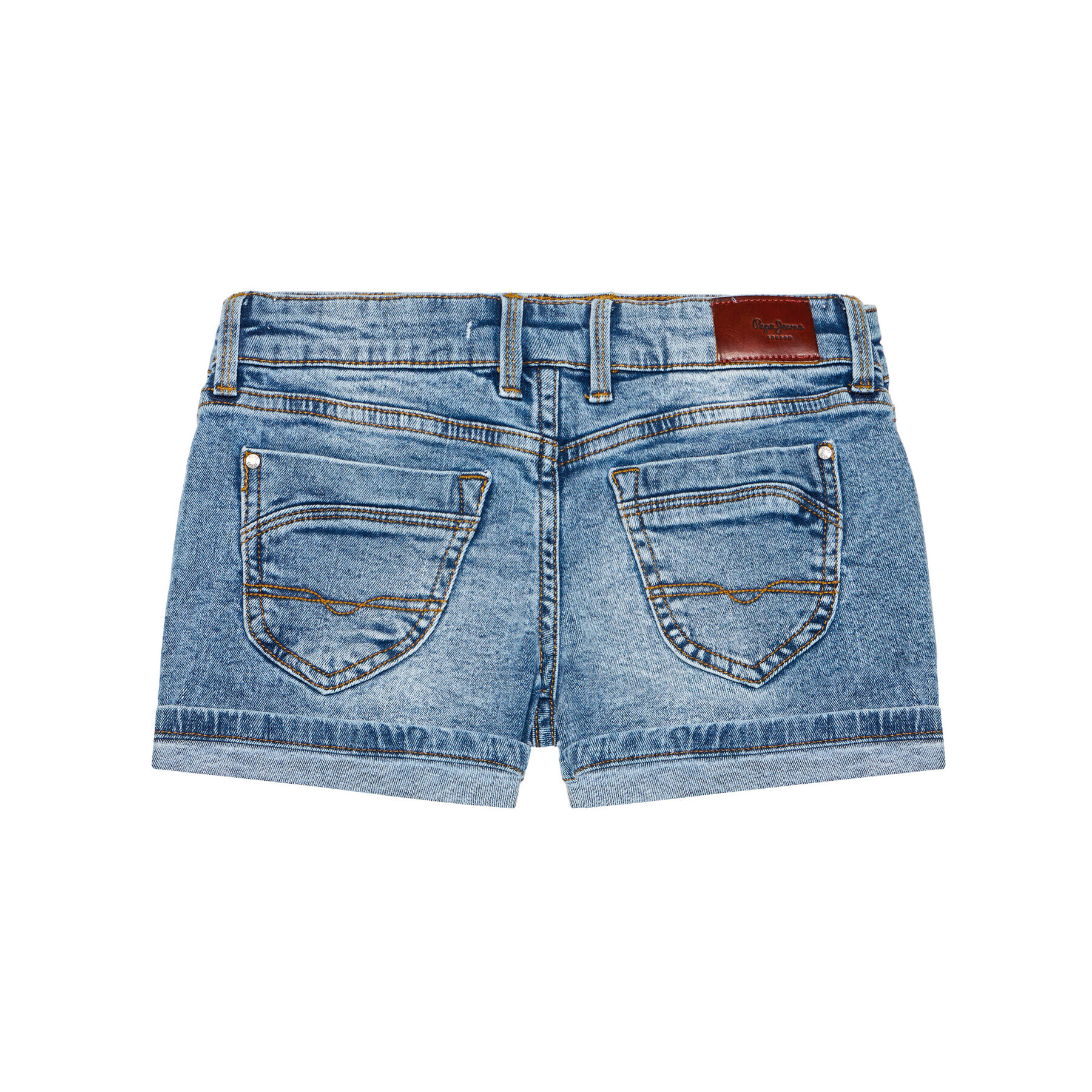 Pepe Jeans Džínové šortky Foxtail PG800733HK8 Modrá Regular Fit - Pepit.cz