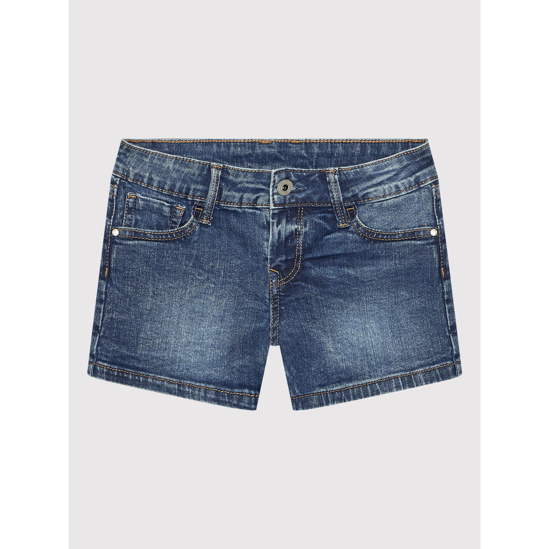 Pepe Jeans Džínové šortky Foxtail PG800782 Tmavomodrá Regular Fit - Pepit.cz