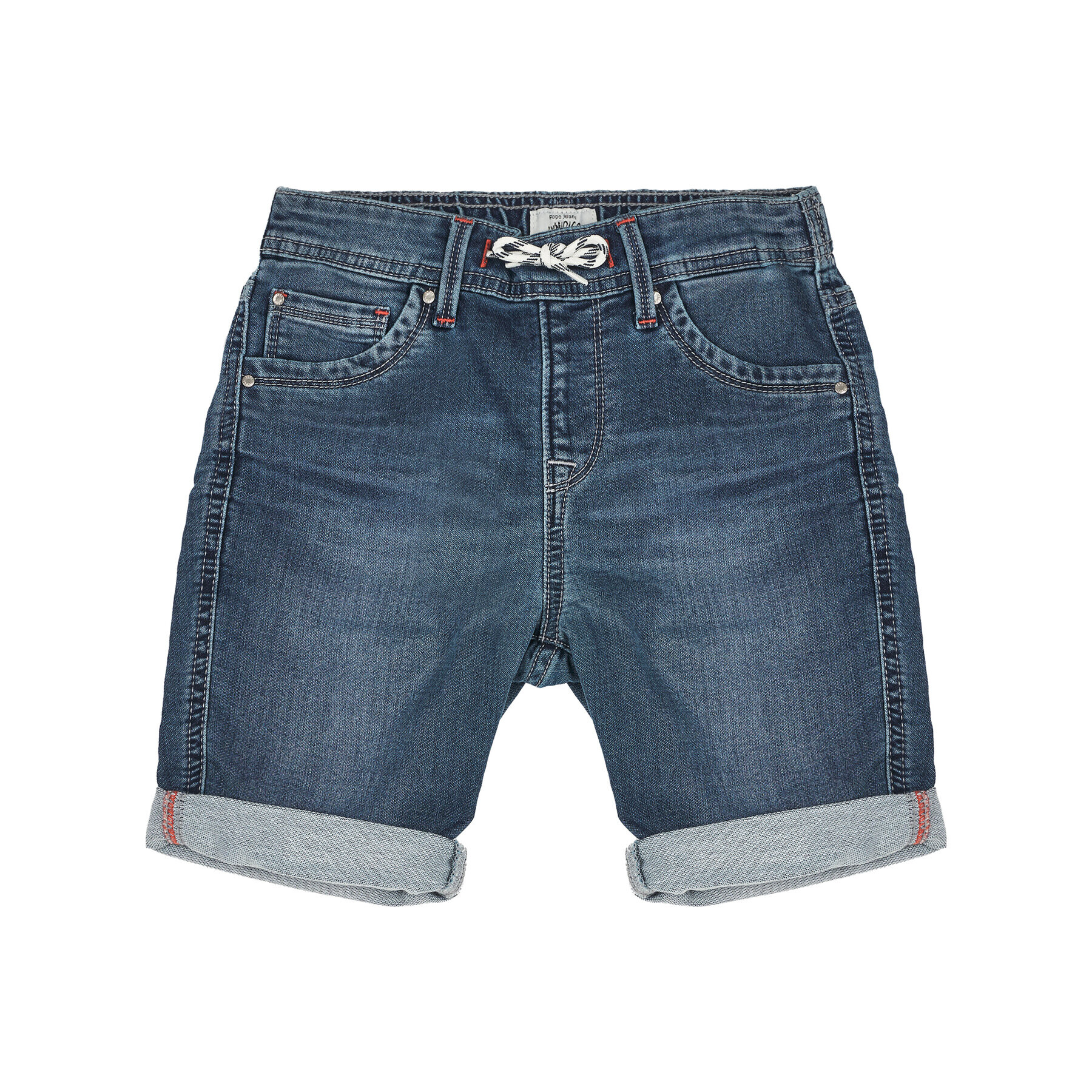 Pepe Jeans Džínové šortky Gene Zip PB800587 Tmavomodrá Regular Fit - Pepit.cz