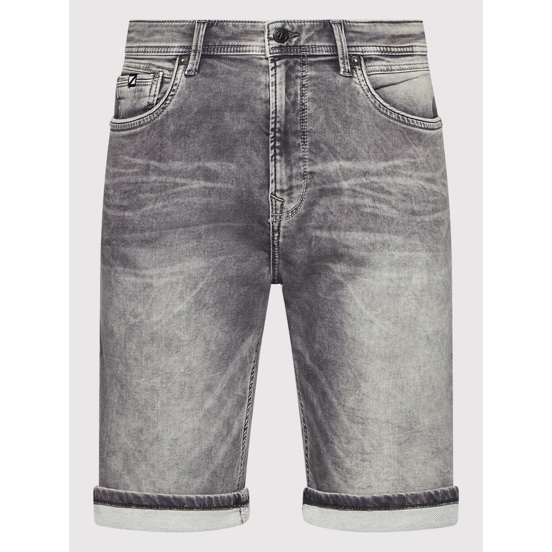 Pepe Jeans Džínové šortky GYMDIGO Jack PM800918 Šedá Regular Fit - Pepit.cz