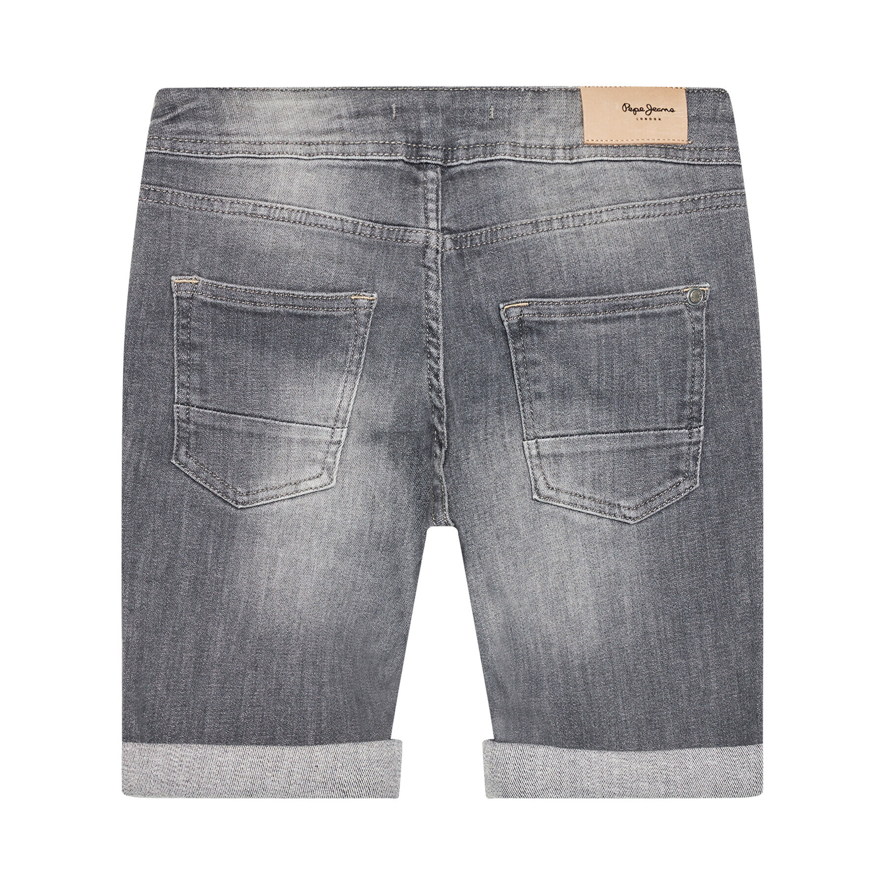 Pepe Jeans Džínové šortky GYMDIGO Joe PB800646 Šedá Regular Fit - Pepit.cz