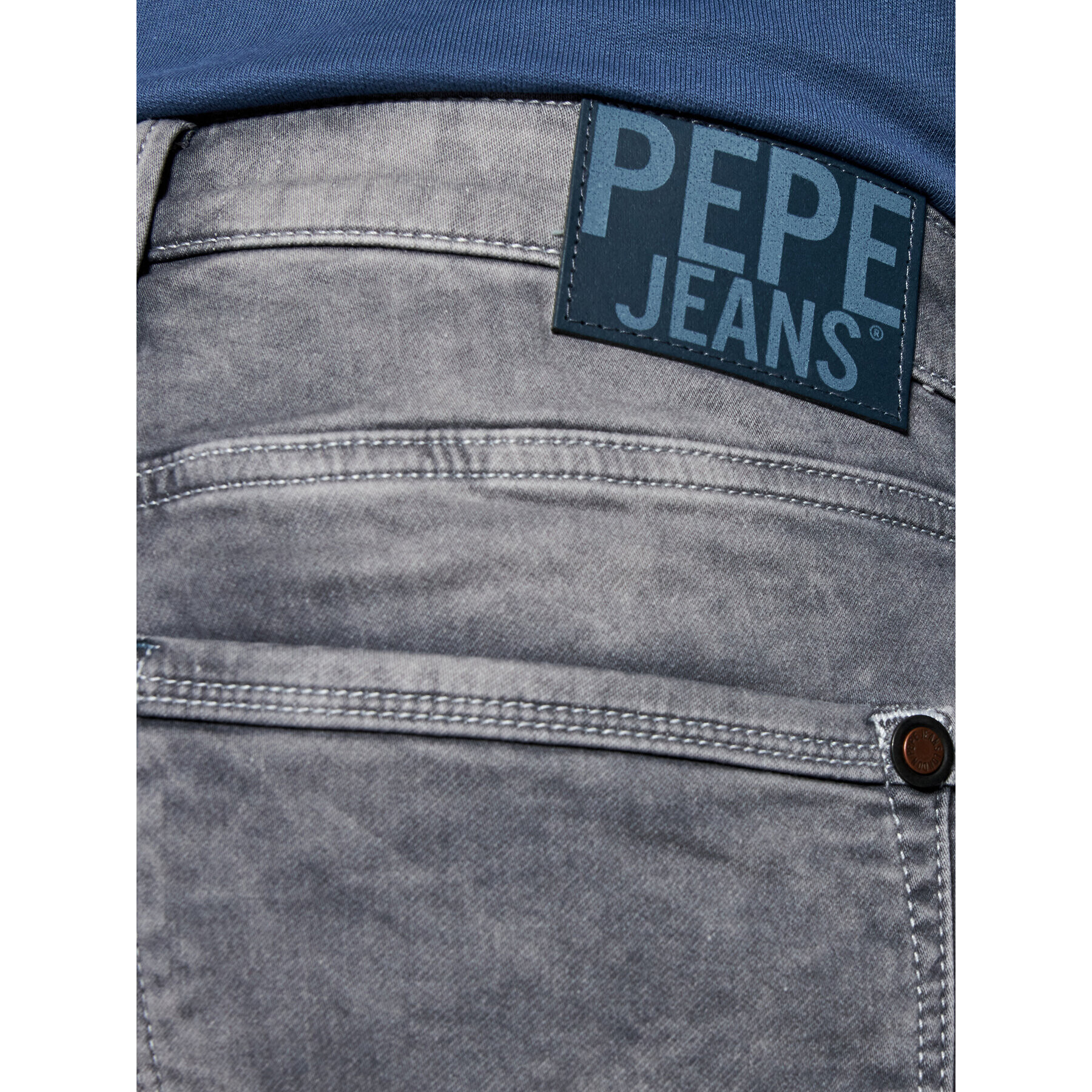 Pepe Jeans Džínové šortky GYMDIGO Stanley PM800855 Šedá Slim Fit - Pepit.cz