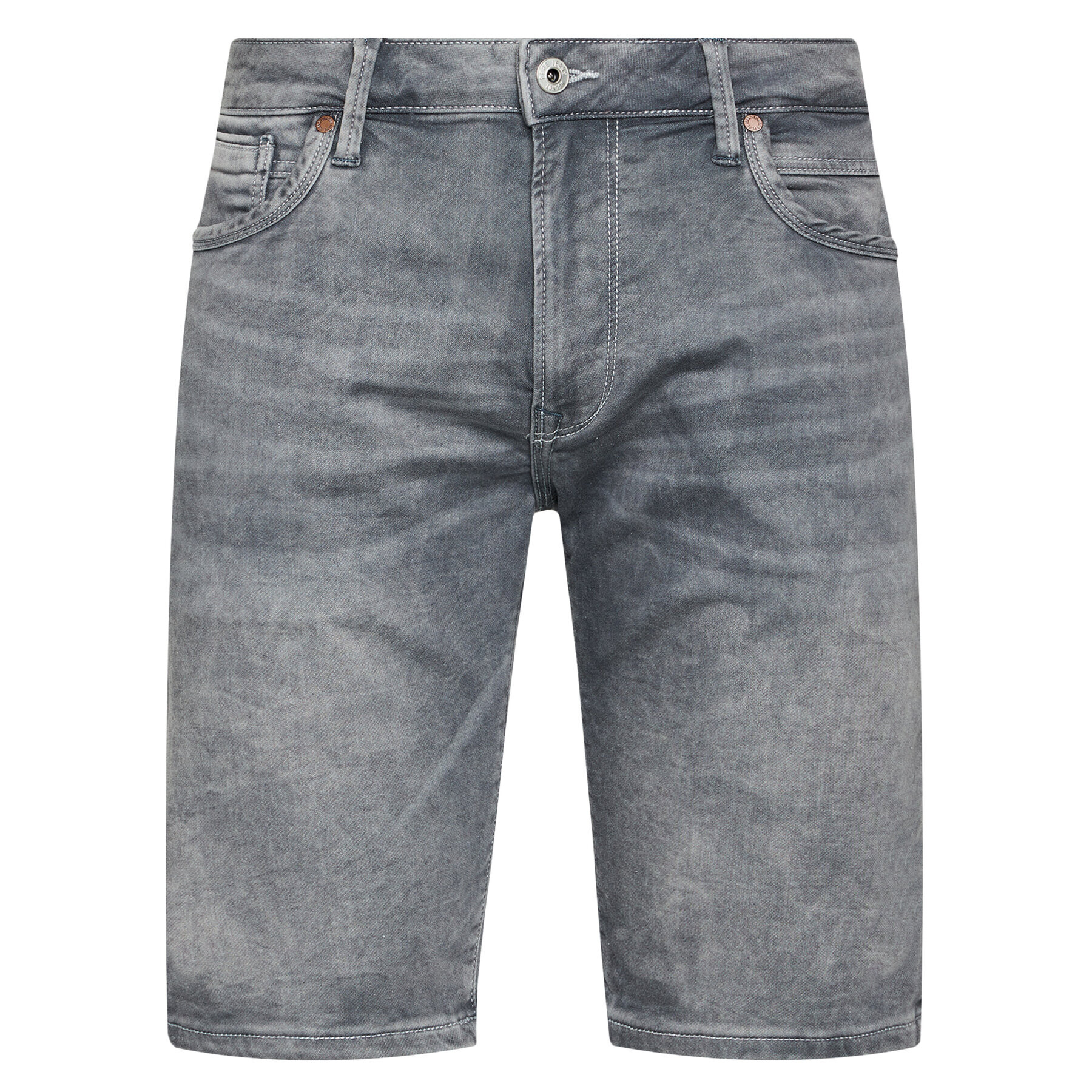 Pepe Jeans Džínové šortky GYMDIGO Stanley PM800855 Šedá Slim Fit - Pepit.cz