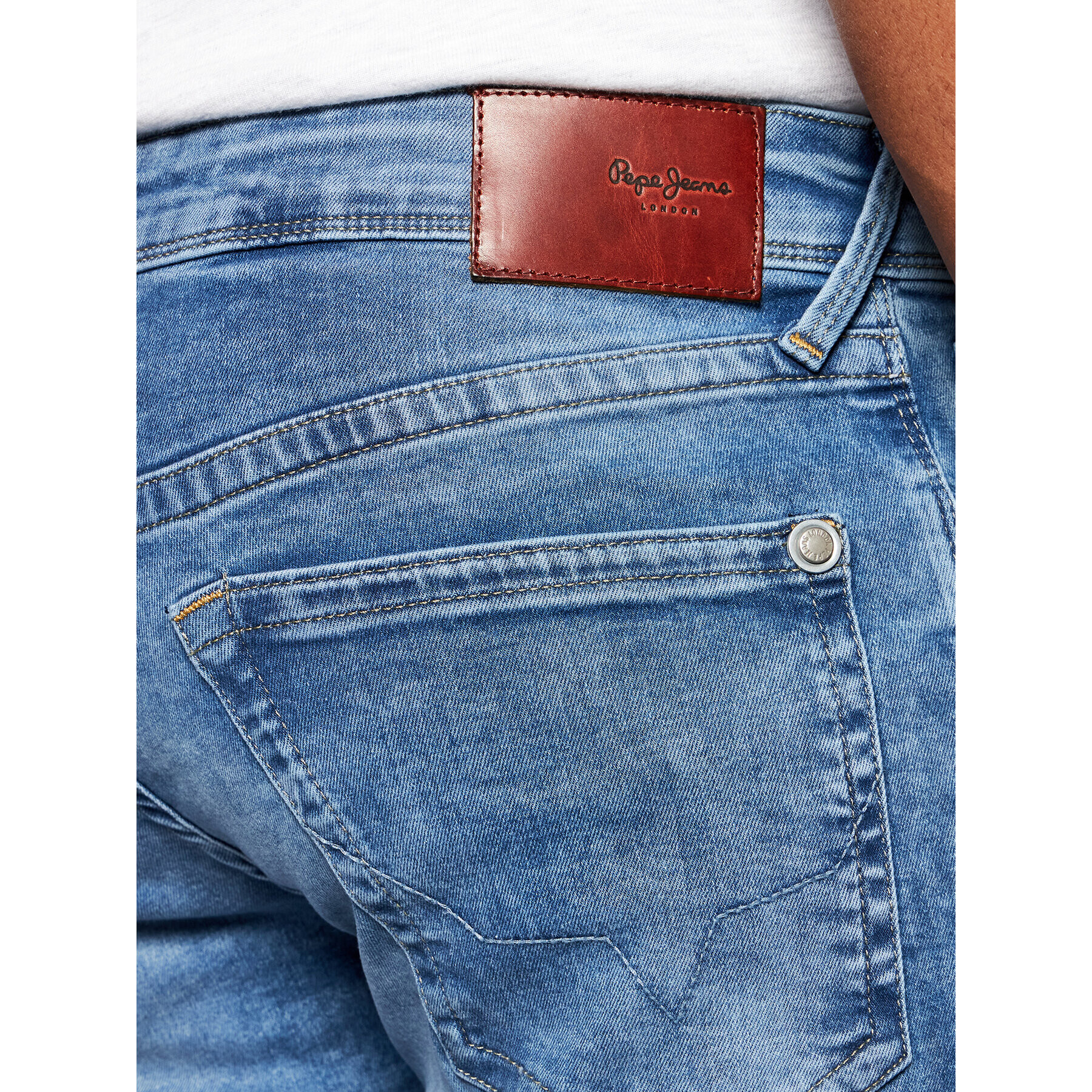 Pepe Jeans Džínové šortky Hatch Tmavomodrá Slim Fit - Pepit.cz