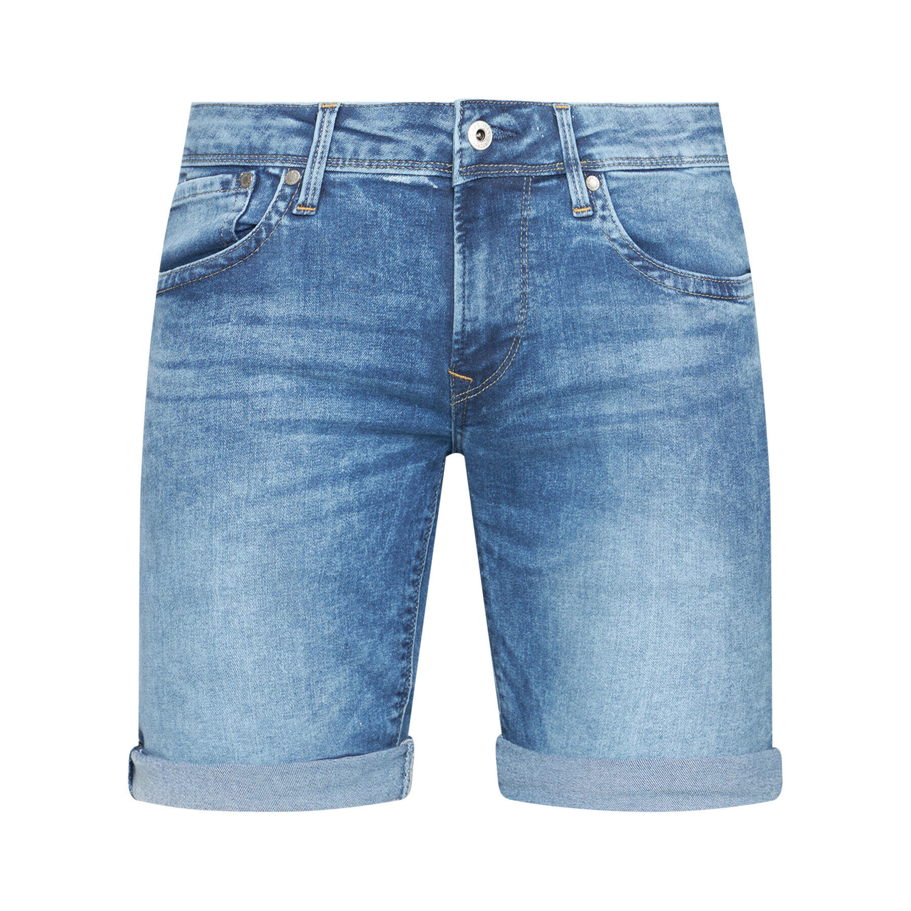 Pepe Jeans Džínové šortky Hatch Tmavomodrá Slim Fit - Pepit.cz