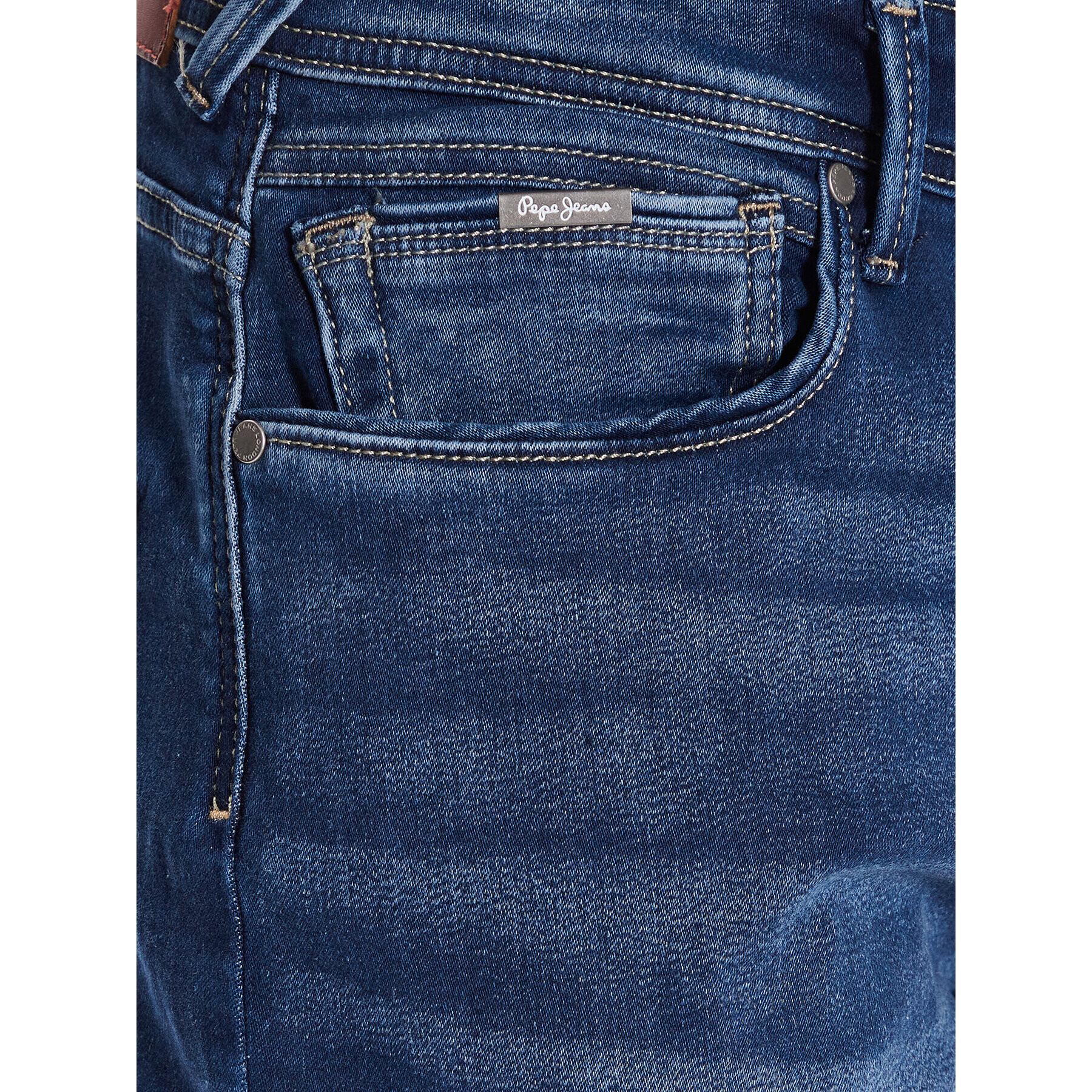 Pepe Jeans Džínové šortky Jack Short PM801022CQ8 Modrá Regular Fit - Pepit.cz