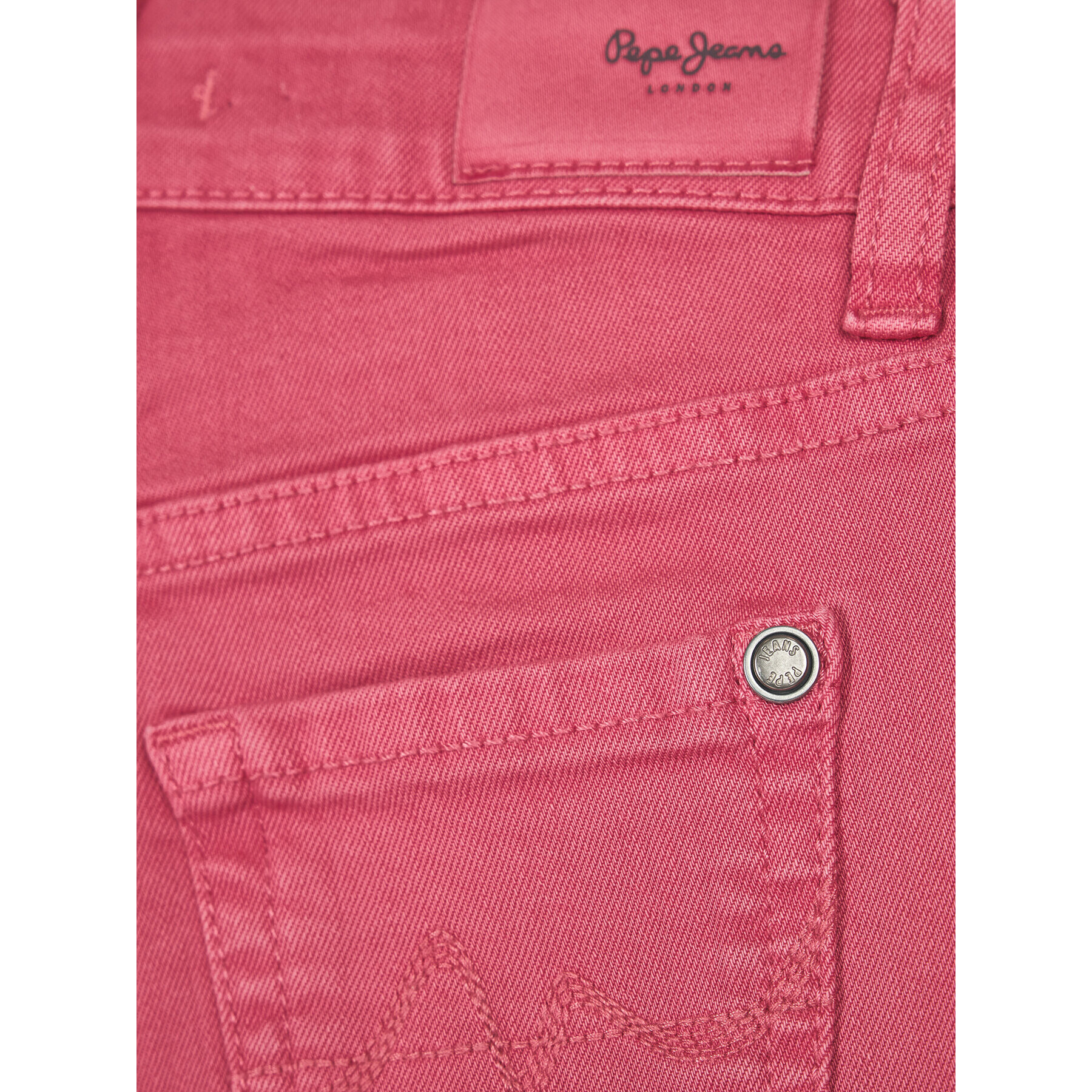 Pepe Jeans Džínové šortky Patty PG800609 Růžová Regular Fit - Pepit.cz