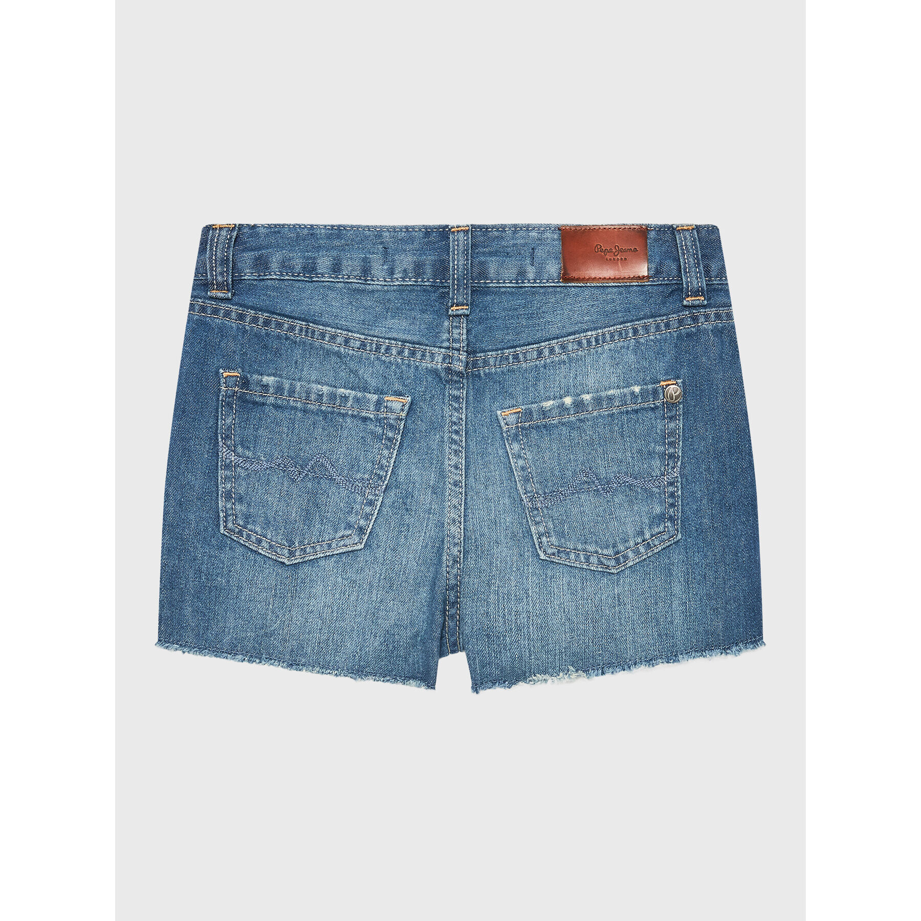 Pepe Jeans Džínové šortky Patty Short PG800783MR1 Modrá Regular Fit - Pepit.cz