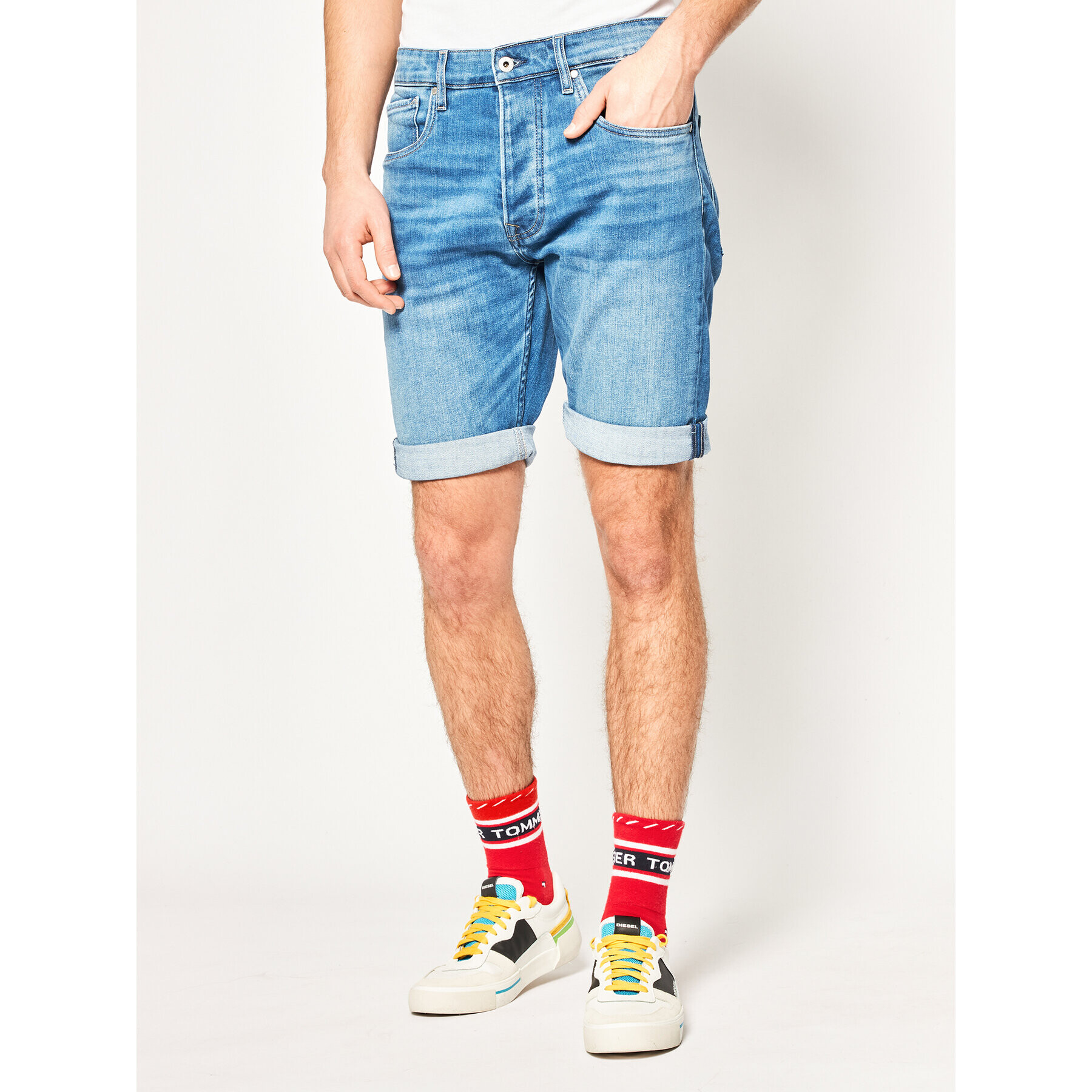 Pepe Jeans Džínové šortky PEPE ARCHIVE Callen Short PM800707 Tmavomodrá Regular Fit - Pepit.cz