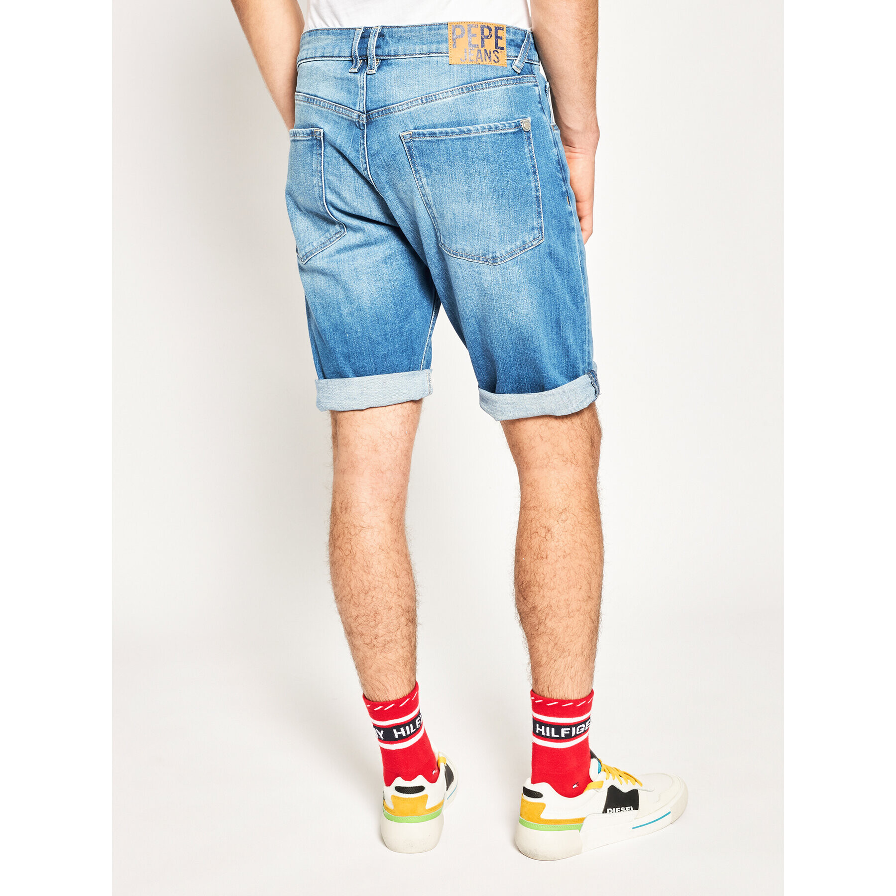 Pepe Jeans Džínové šortky PEPE ARCHIVE Callen Short PM800707 Tmavomodrá Regular Fit - Pepit.cz