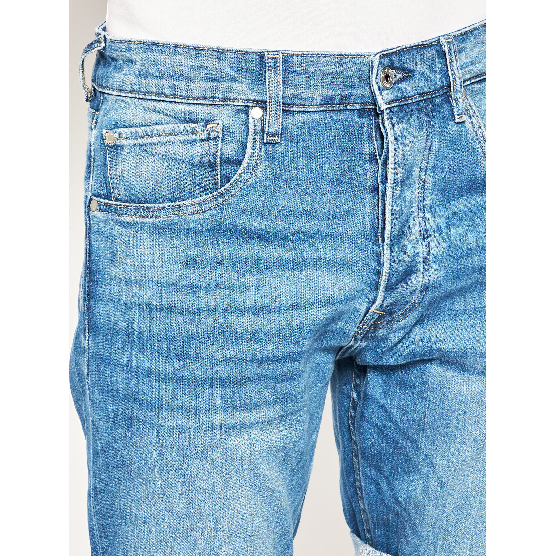 Pepe Jeans Džínové šortky PEPE ARCHIVE Callen Short PM800707 Tmavomodrá Regular Fit - Pepit.cz