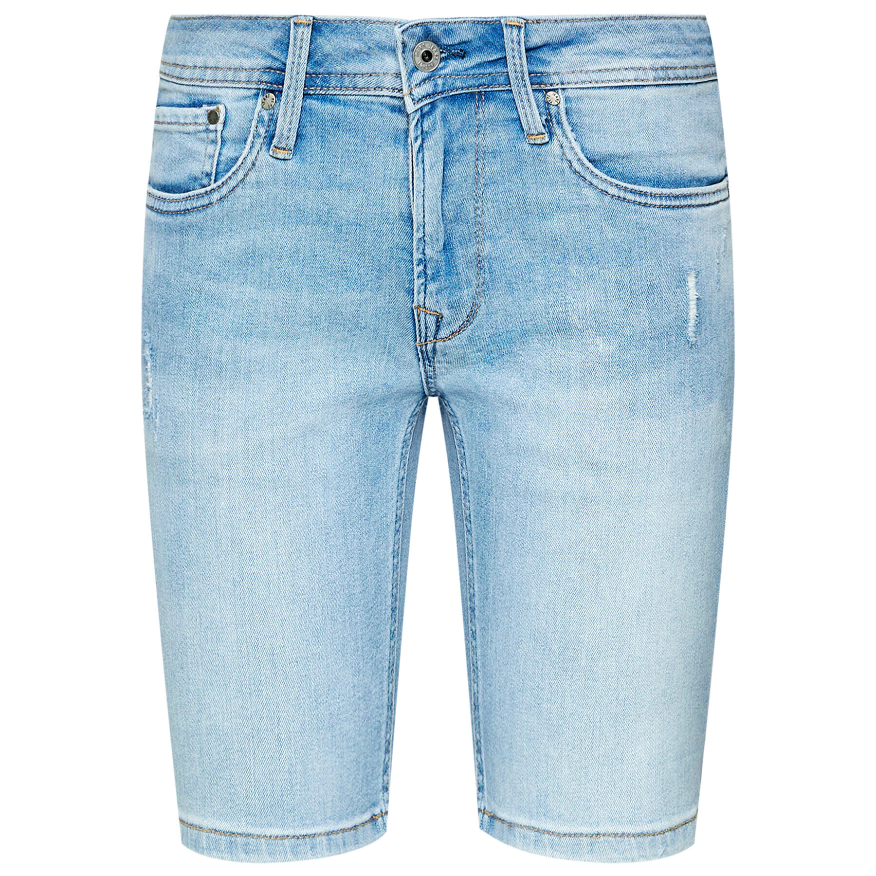 Pepe Jeans Džínové šortky Poppy PL800493 Modrá Regular Fit - Pepit.cz