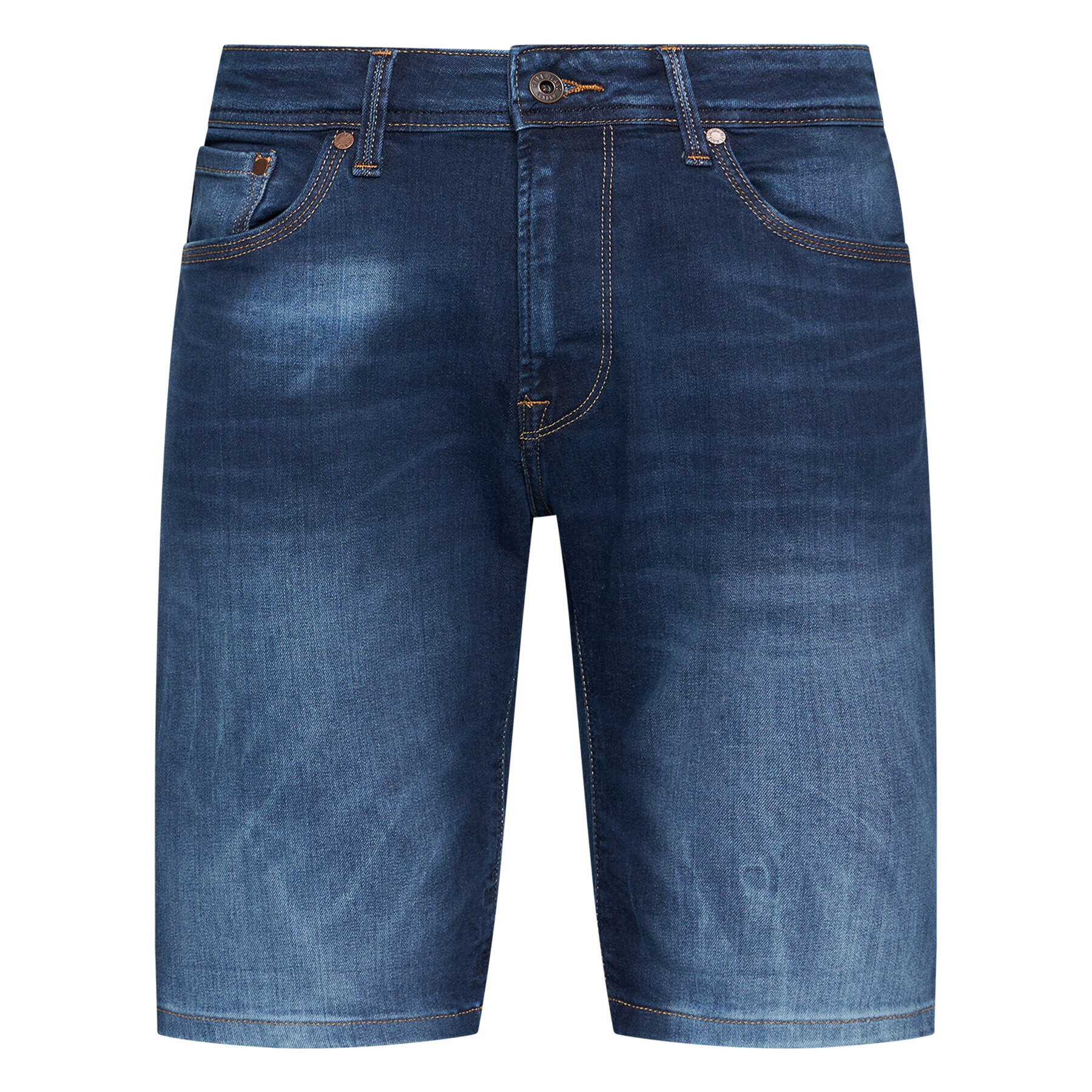 Pepe Jeans Džínové šortky Stanley PM800854 Tmavomodrá Taper Fit - Pepit.cz