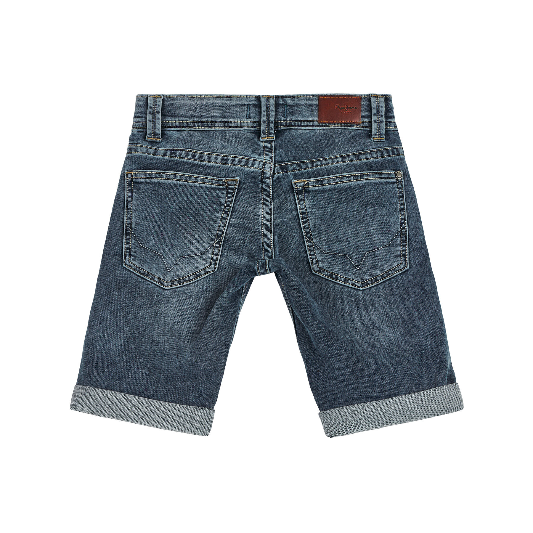 Pepe Jeans Džínové šortky Tracker PB800522 Tmavomodrá Slim Fit - Pepit.cz