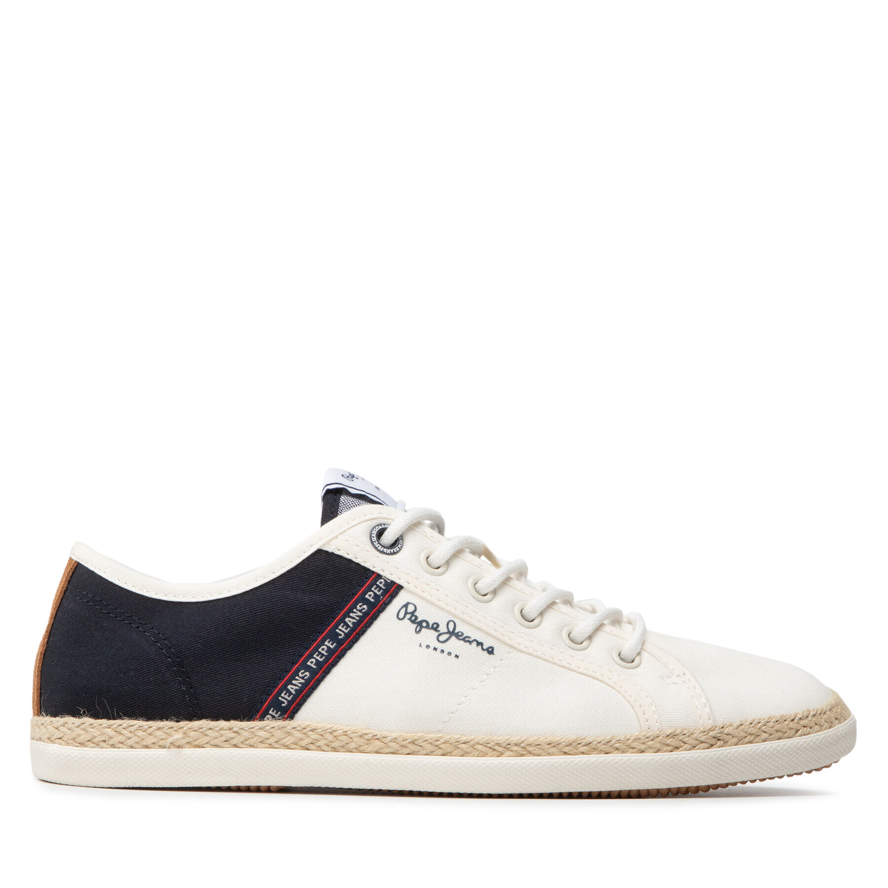 Pepe Jeans Espadrilky Maui Tape Urban PMS10296 Bílá - Pepit.cz