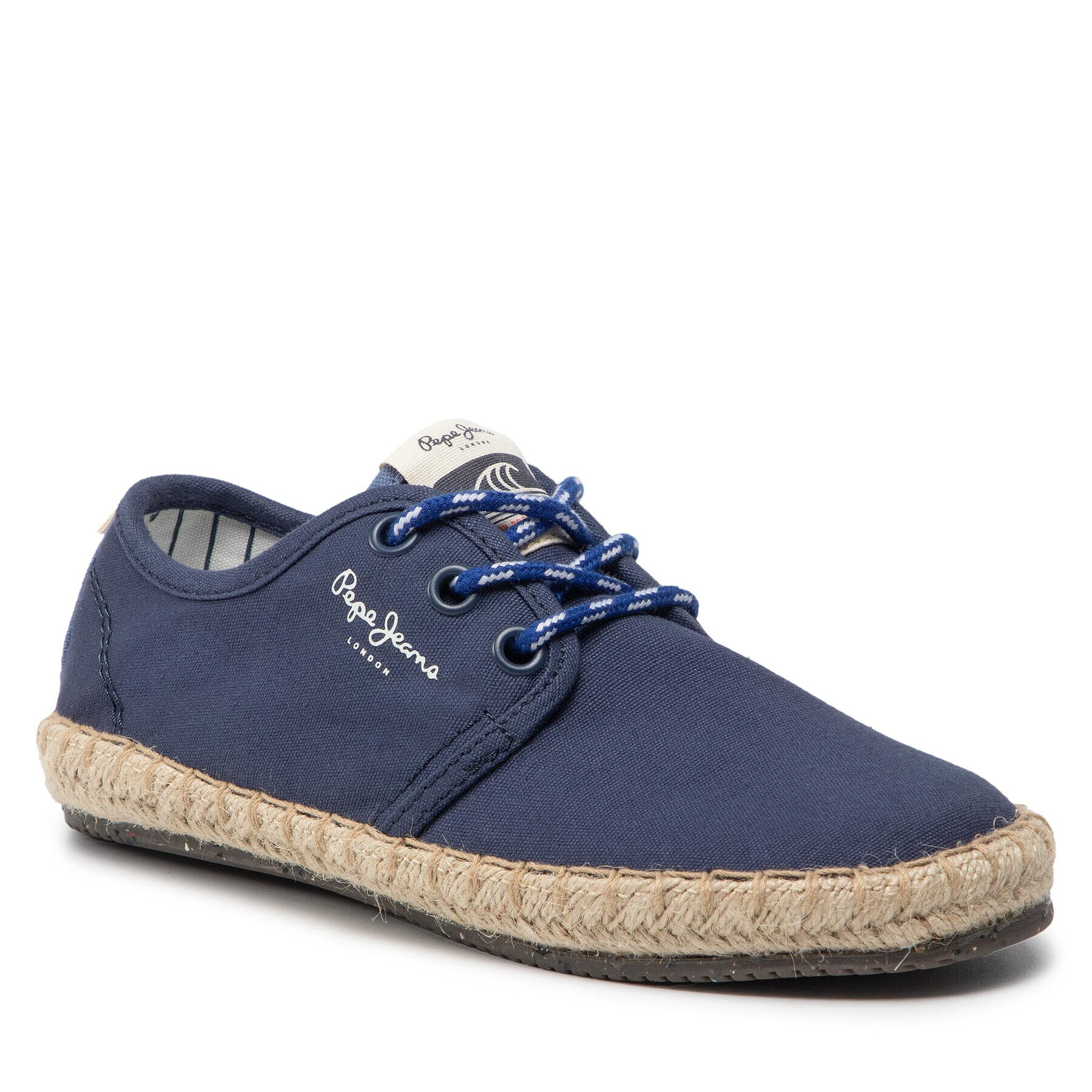 Pepe Jeans Espadrilky Tourist Camping PBS10094 Tmavomodrá - Pepit.cz