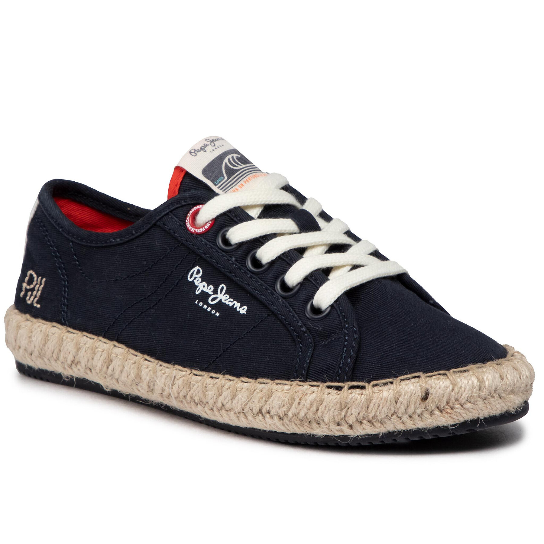 Pepe Jeans Espadrilky Tourist Combi Boy PBS10093 Tmavomodrá - Pepit.cz