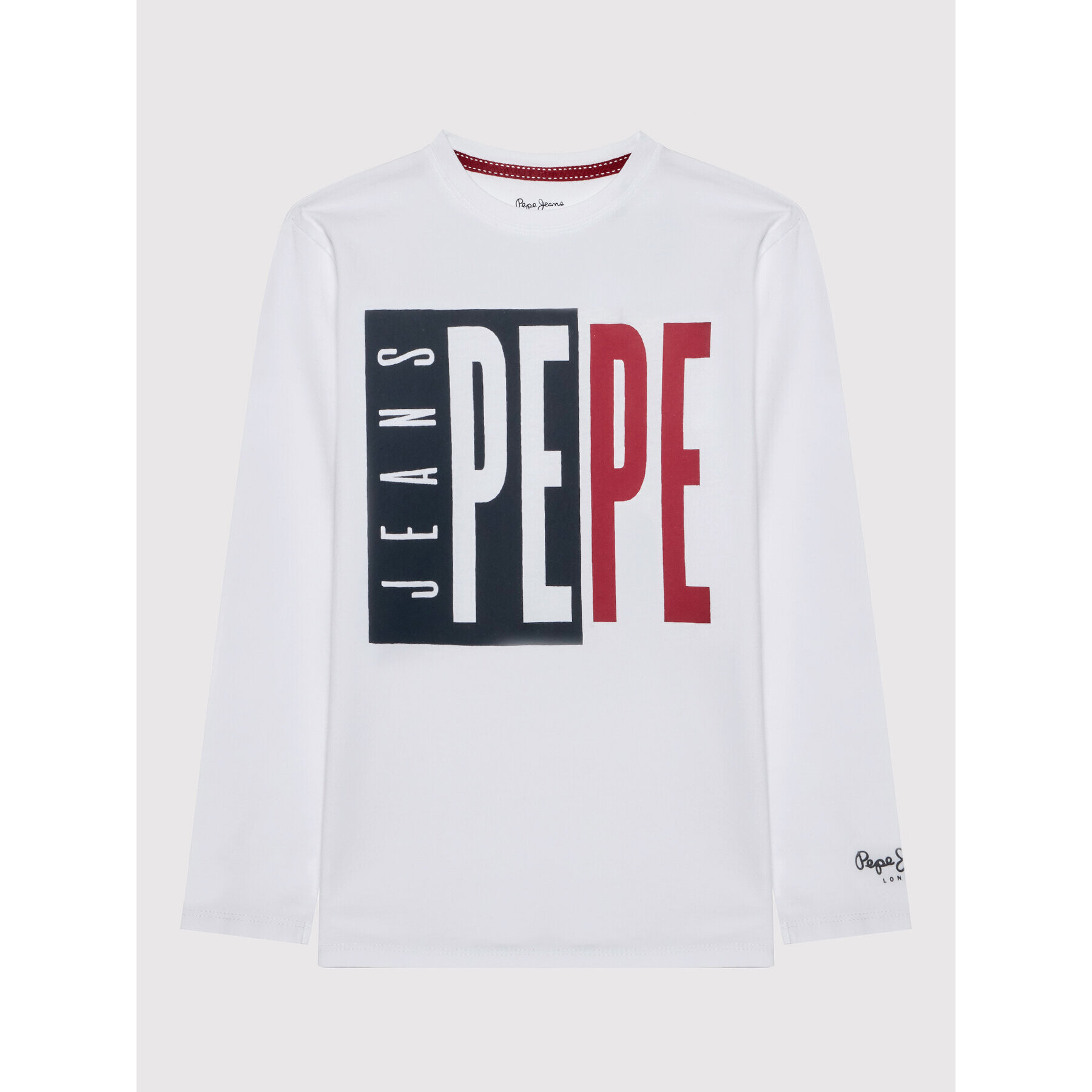 Pepe Jeans Halenka Aaron PB503177 Bílá Regular Fit - Pepit.cz