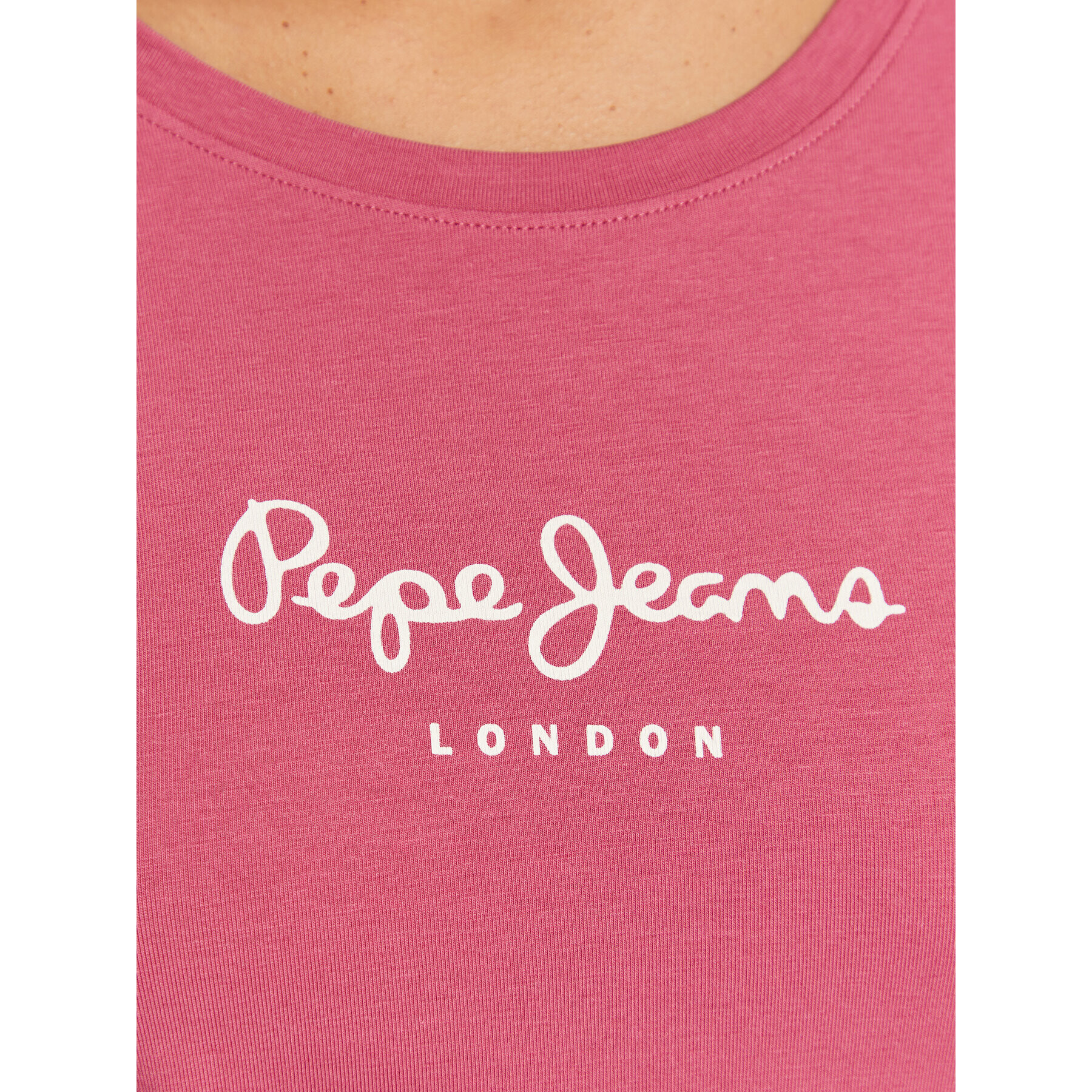 Pepe Jeans Halenka New Virginia PL505203 Růžová Slim Fit - Pepit.cz