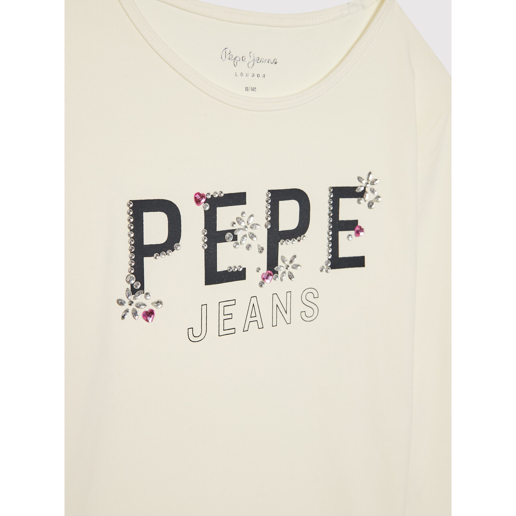 Pepe Jeans Halenka Tiffany PG502799 Bílá Regular Fit - Pepit.cz