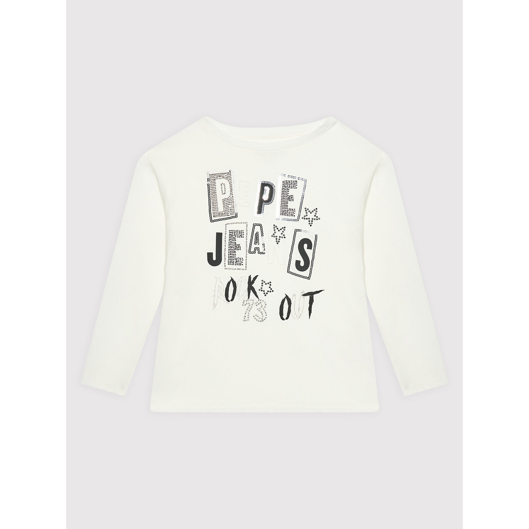 Pepe Jeans Halenka Tricia PG502743 Bílá Regular Fit - Pepit.cz