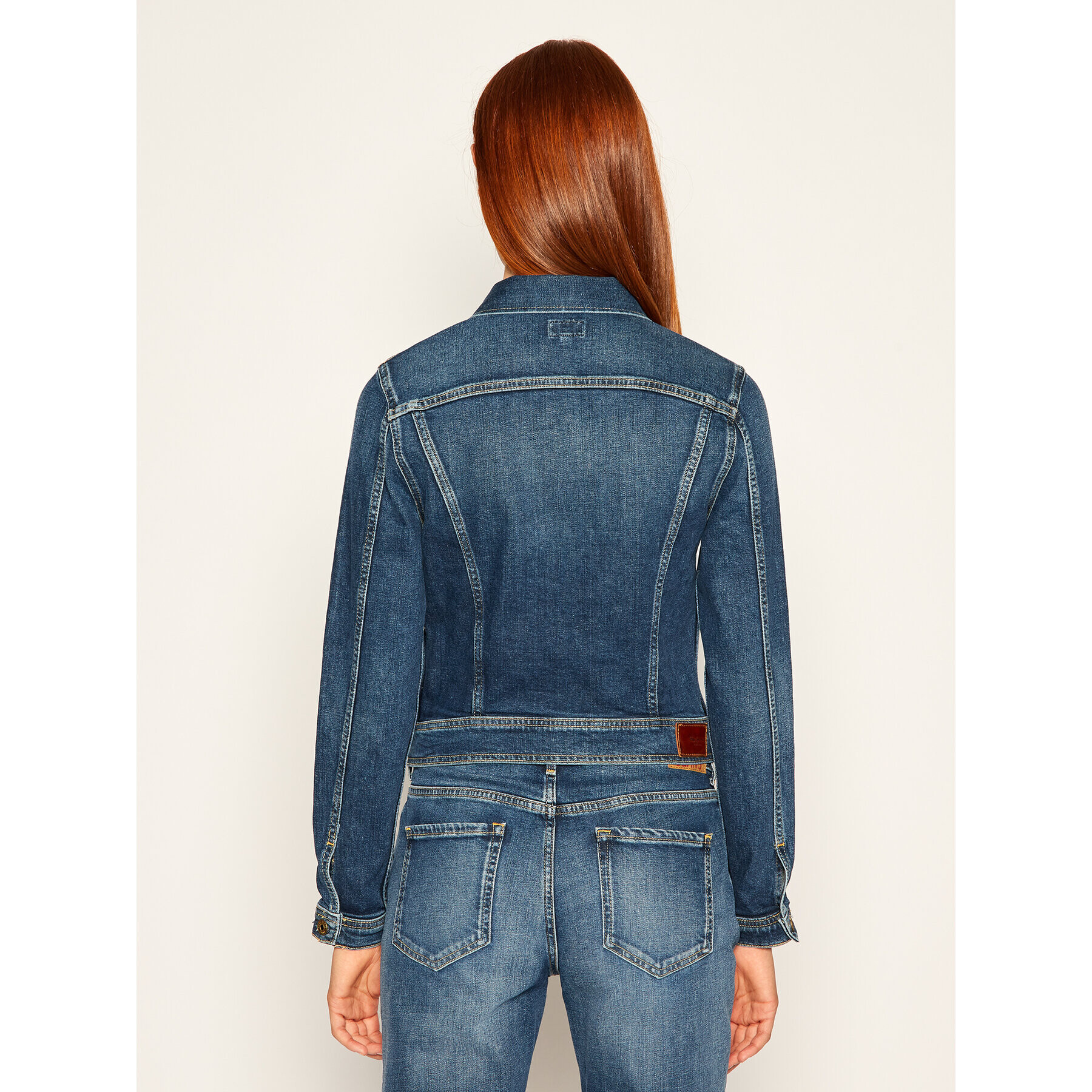 Pepe Jeans Jeansová bunda Core PL400654 Tmavomodrá Regular Fit - Pepit.cz