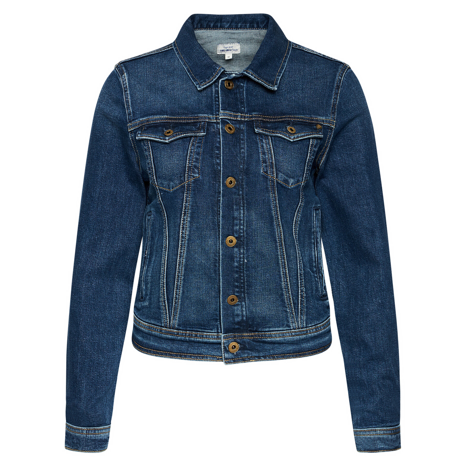 Pepe Jeans Jeansová bunda Core PL400654 Tmavomodrá Regular Fit - Pepit.cz