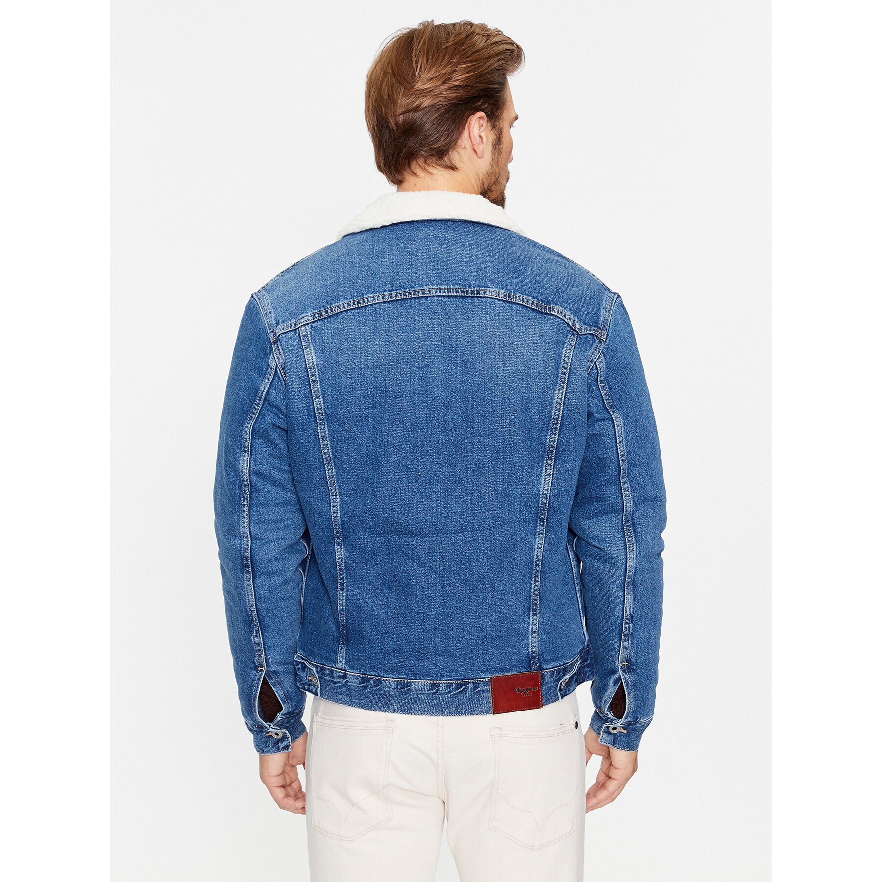 Pepe Jeans Jeansová bunda PM402628 Modrá Regular Fit - Pepit.cz