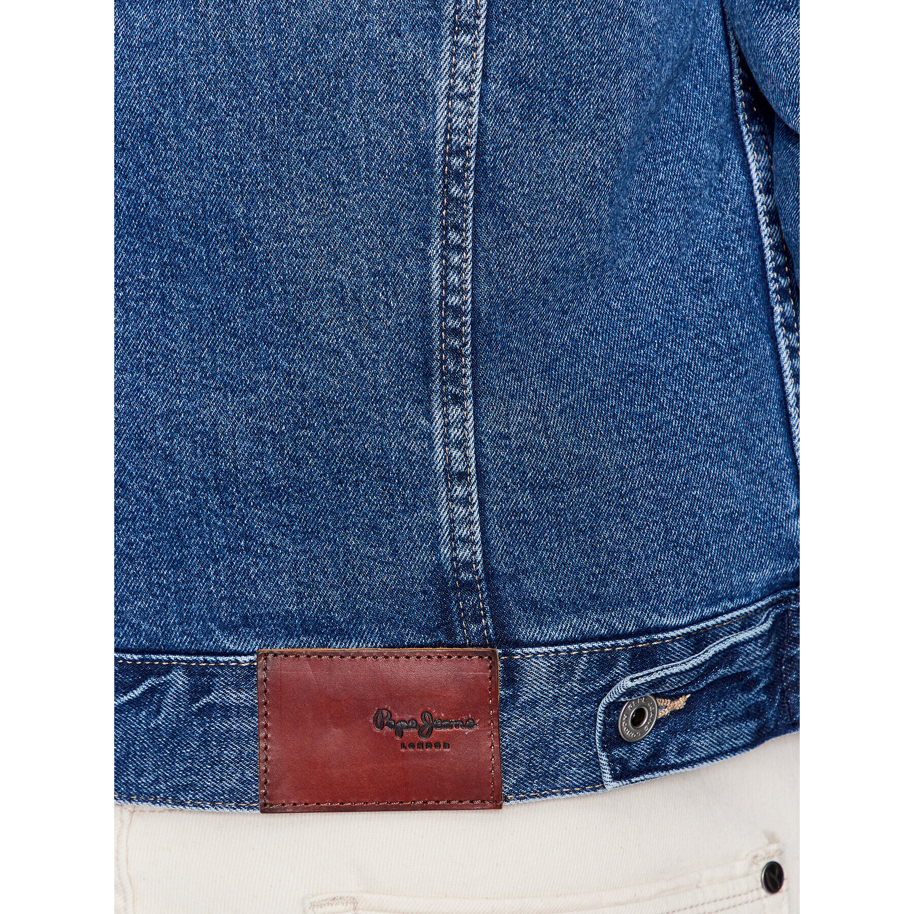 Pepe Jeans Jeansová bunda PM402628 Modrá Regular Fit - Pepit.cz