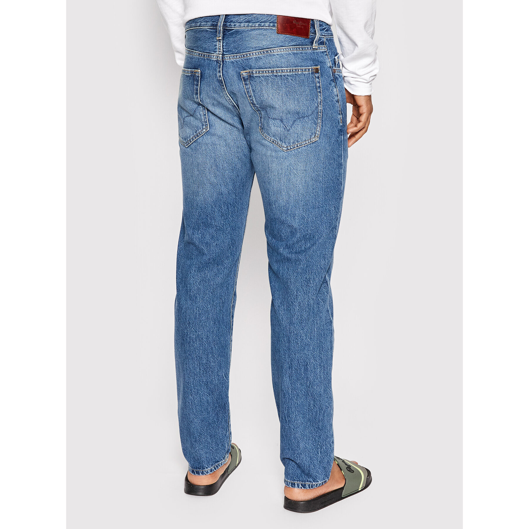 Pepe Jeans Jeansy Byron PM206316 Modrá Relaxed Fit - Pepit.cz