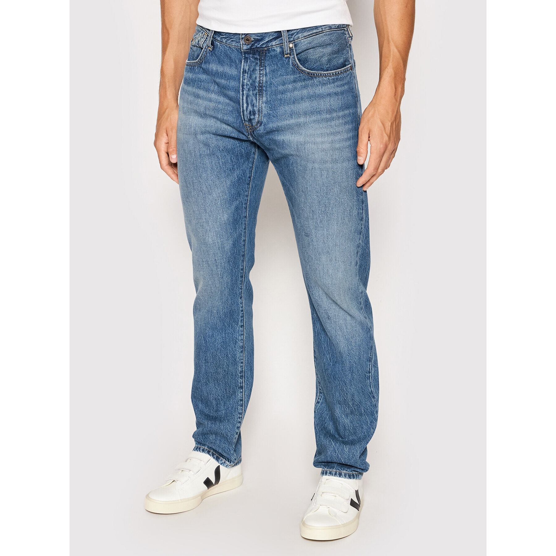 Pepe Jeans Jeansy Byron PM206316 Tmavomodrá Relaxed Fit - Pepit.cz